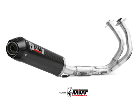 MIVV K.057 KAWASAKI NINJA 650 / Z 650 ( 2024+ ) Full System Exhaust "Oval" (carbon + cap; approved) – Accessories in the 2WheelsHero Motorcycle Aftermarket Accessories and Parts Online Shop