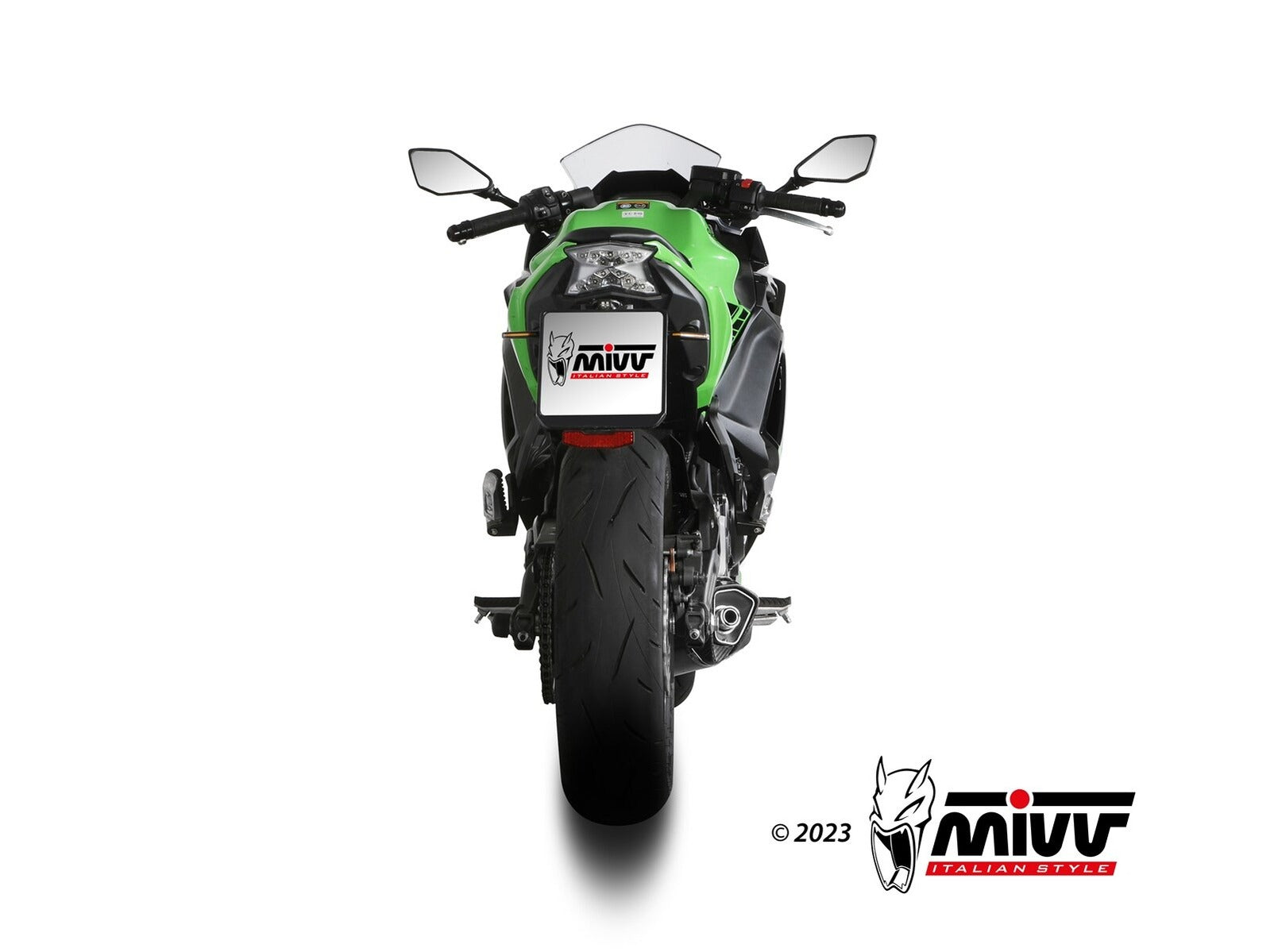 MIVV K.057 KAWASAKI NINJA 650 / Z 650 ( 2024+ ) Full System Exhaust "Delta Race" (stainless steel; approved) – Accessories in the 2WheelsHero Motorcycle Aftermarket Accessories and Parts Online Shop