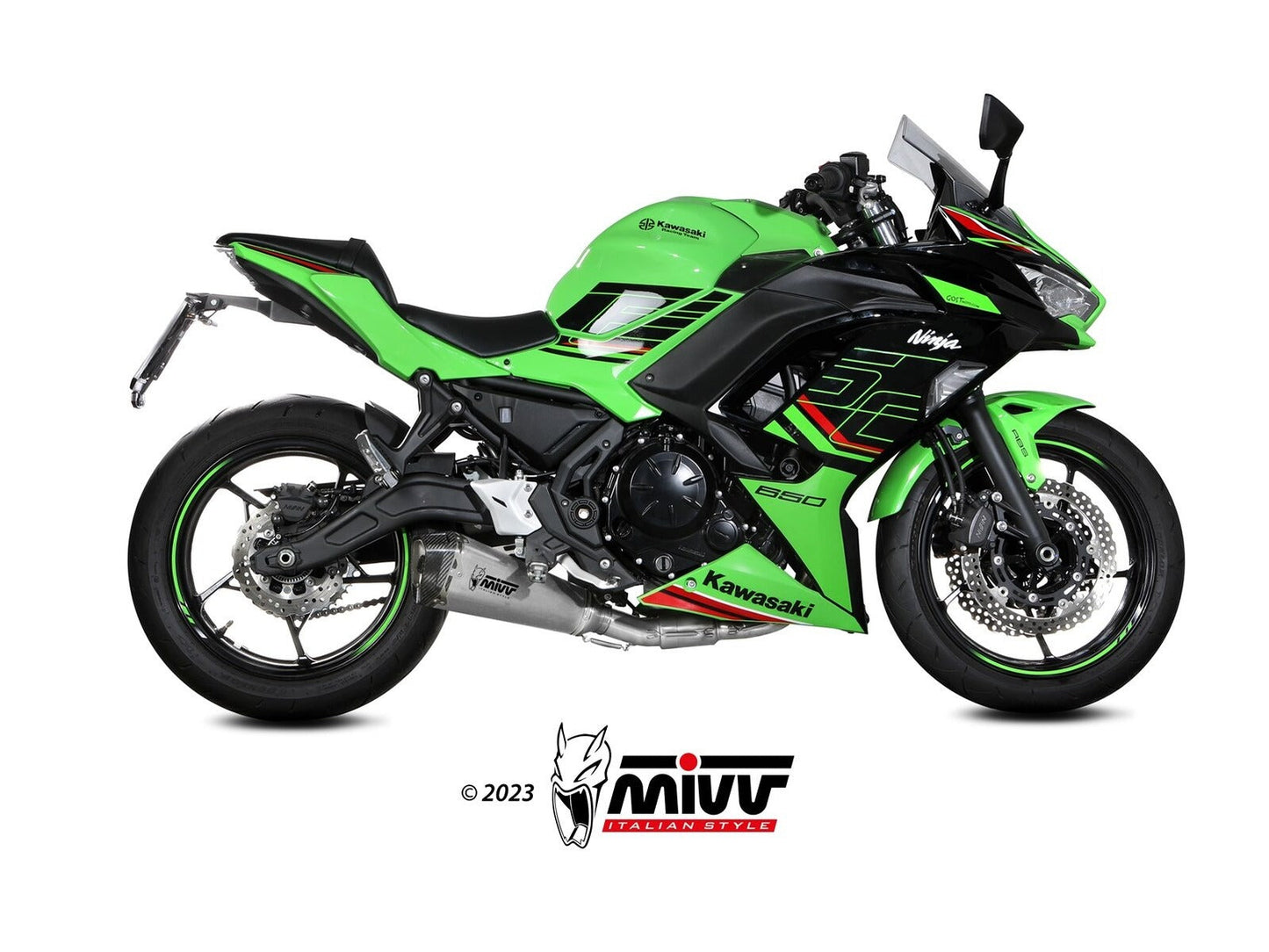 MIVV K.057 KAWASAKI NINJA 650 / Z 650 ( 2024+ ) Full System Exhaust "Delta Race" (stainless steel; approved) – Accessories in the 2WheelsHero Motorcycle Aftermarket Accessories and Parts Online Shop