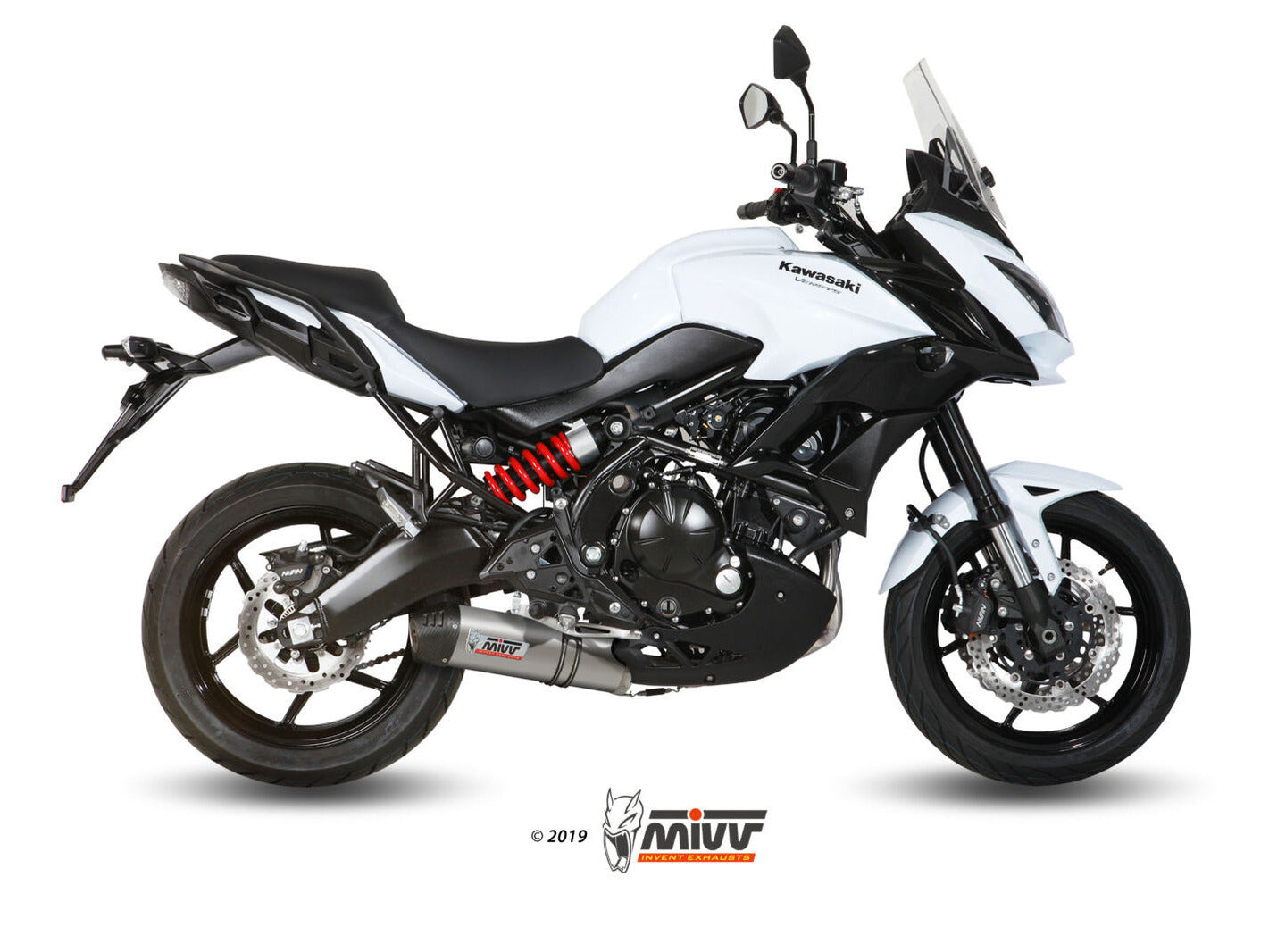 MIVV K.041 KAWASAKI VERSYS 650 ( 2015 / 20 ) Full System Exhaust "Oval" (titanium + carbon cap; approved) – Accessories in the 2WheelsHero Motorcycle Aftermarket Accessories and Parts Online Shop