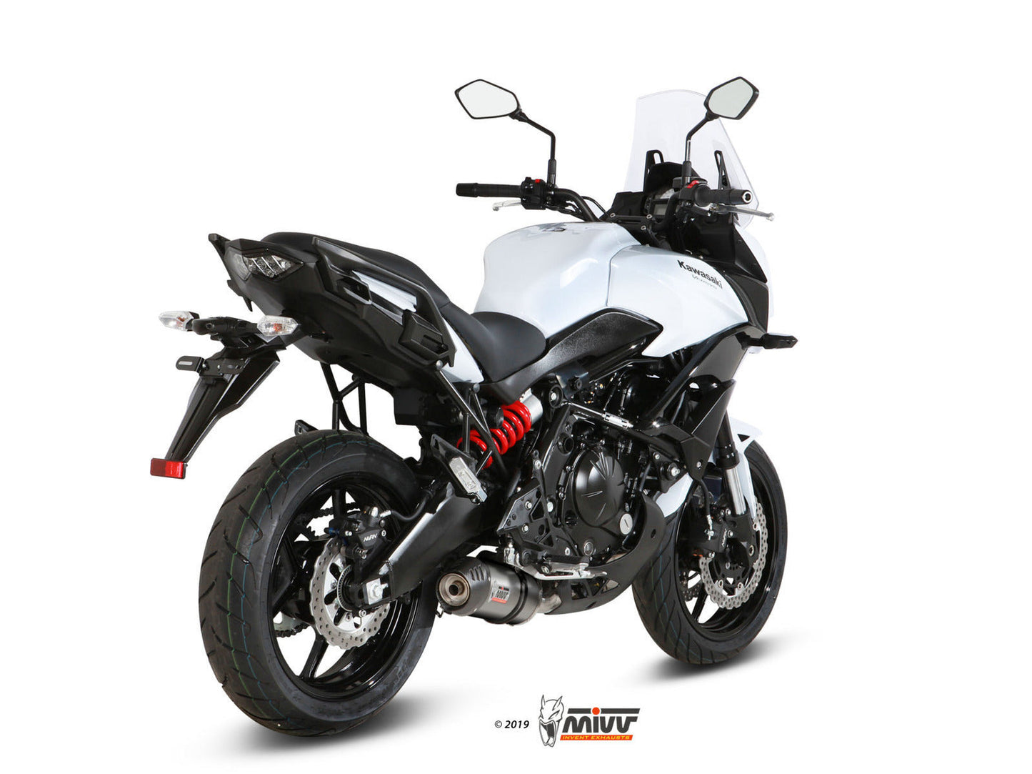 MIVV K.041 KAWASAKI VERSYS 650 ( 2015 / 20 ) Full System Exhaust "Oval" (titanium + carbon cap; approved) – Accessories in the 2WheelsHero Motorcycle Aftermarket Accessories and Parts Online Shop