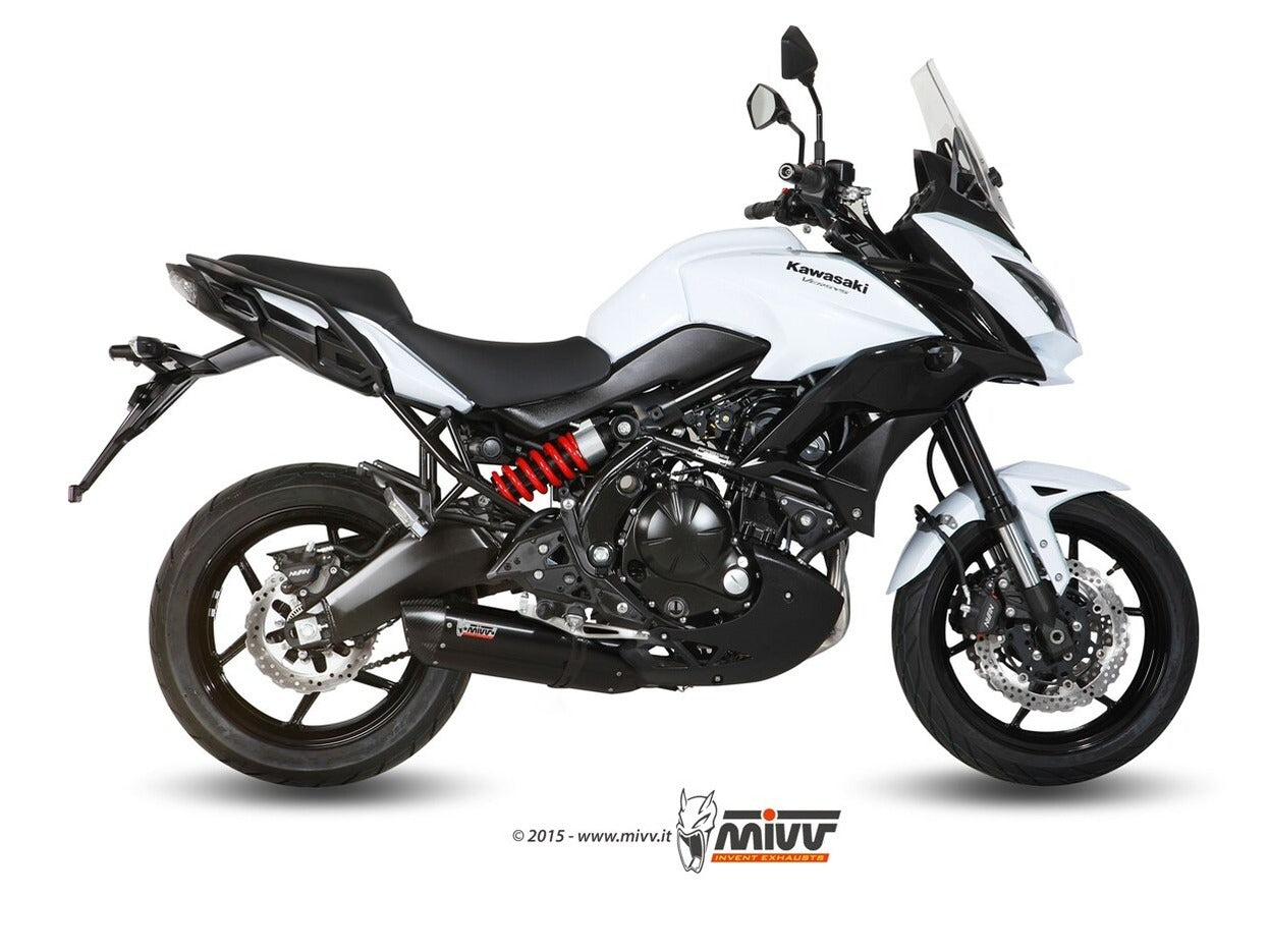 MIVV K.041 KAWASAKI VERSYS 650 ( 2015 / 20 ) Full System Exhaust "Suono" (black; approved) – Accessories in the 2WheelsHero Motorcycle Aftermarket Accessories and Parts Online Shop