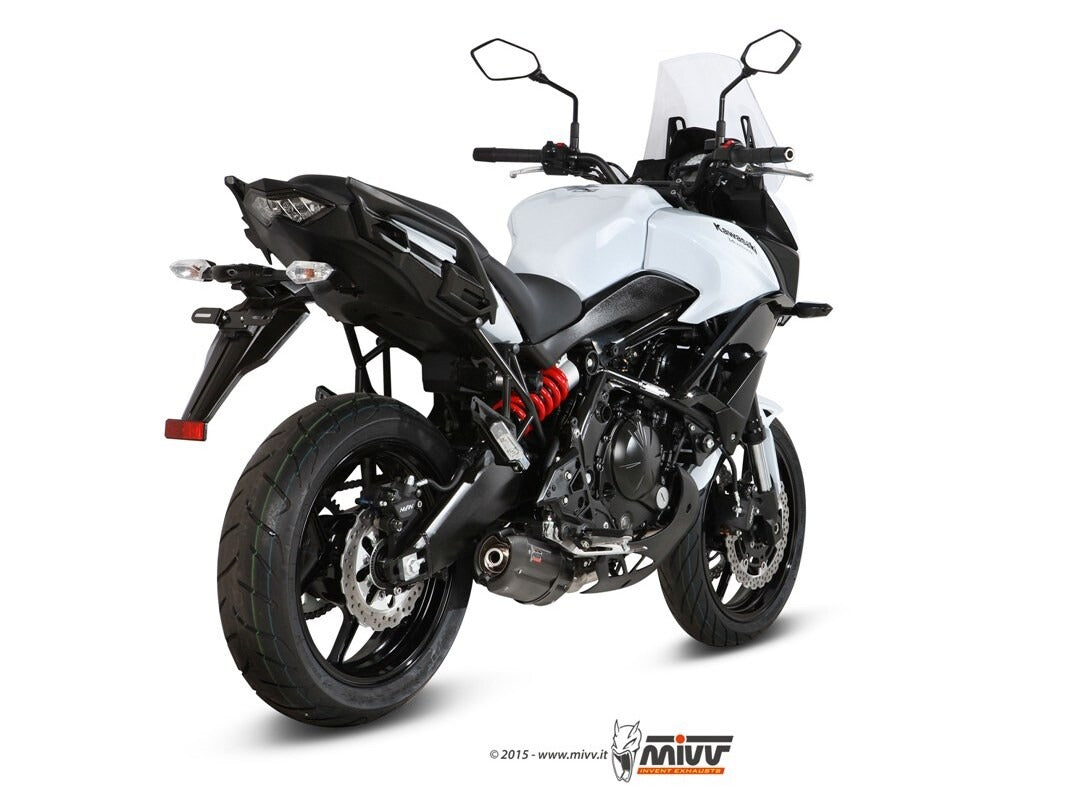 MIVV K.041 KAWASAKI VERSYS 650 ( 2015 / 20 ) Full System Exhaust "Suono" (black; approved) – Accessories in the 2WheelsHero Motorcycle Aftermarket Accessories and Parts Online Shop