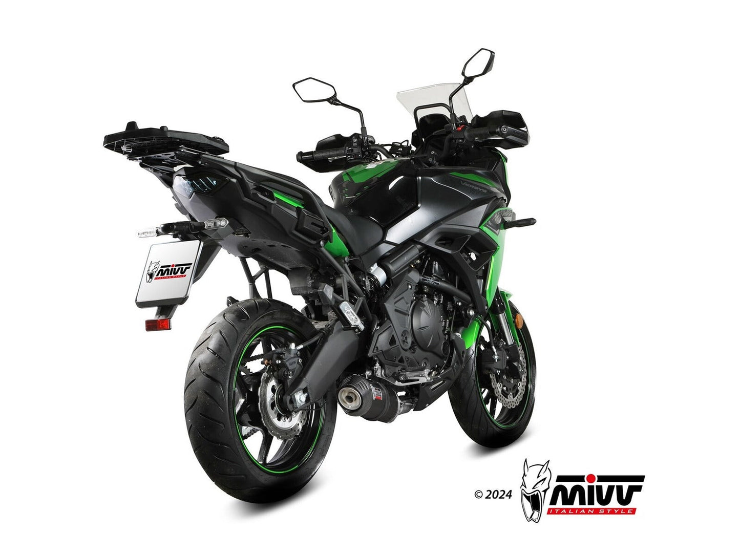 MIVV K.059 KAWASAKI VERSYS 650 ( 2024+ ) Full System Exhaust "Oval" (black + carbon cap; approved) – Accessories in the 2WheelsHero Motorcycle Aftermarket Accessories and Parts Online Shop