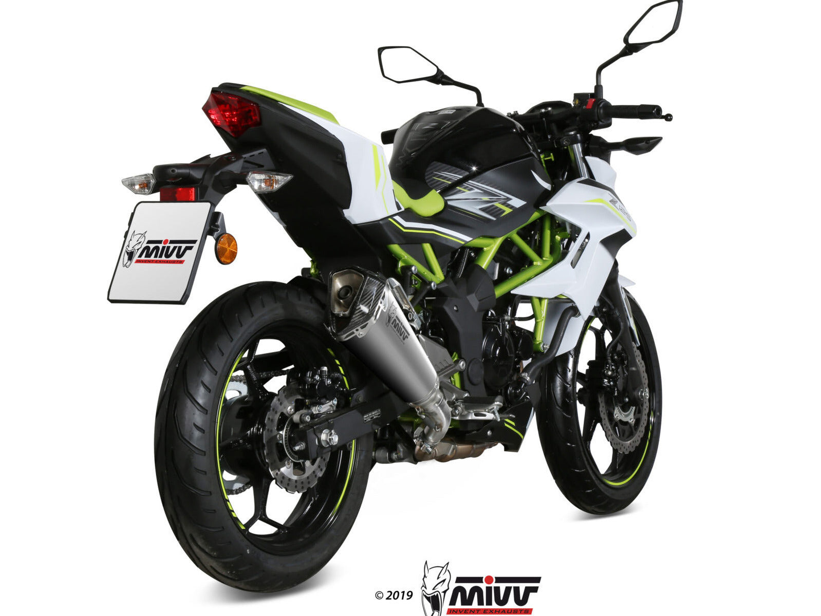 MIVV K.048 KAWASAKI Z 125 ( 2019+ ) Slip-on Exhaust "Delta Race" (stainless steel; approved) – Accessories in the 2WheelsHero Motorcycle Aftermarket Accessories and Parts Online Shop