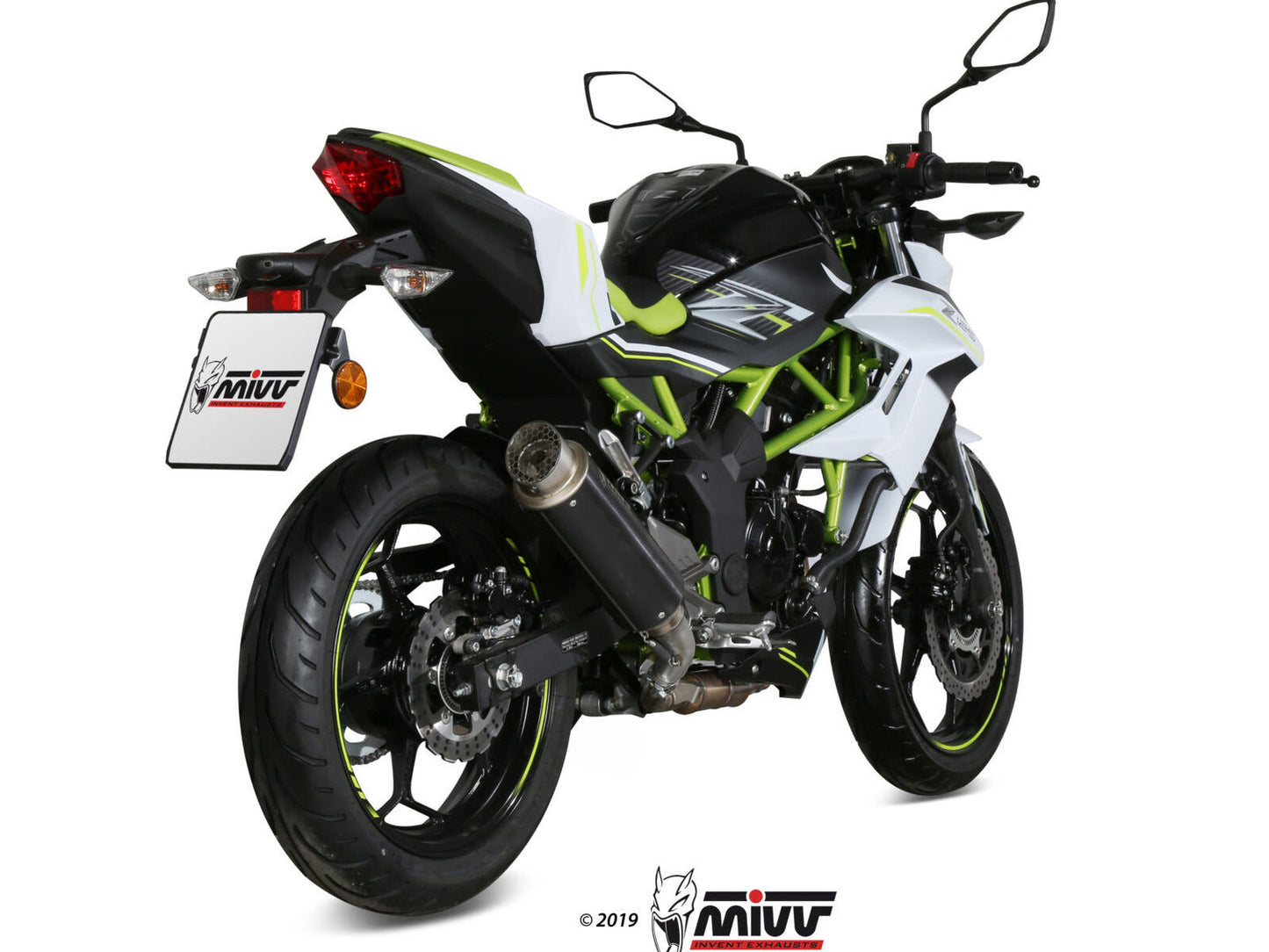 MIVV K.048 KAWASAKI Z 125 ( 2019+ ) Slip-on Exhaust "GP Pro" (black; approved) – Accessories in the 2WheelsHero Motorcycle Aftermarket Accessories and Parts Online Shop