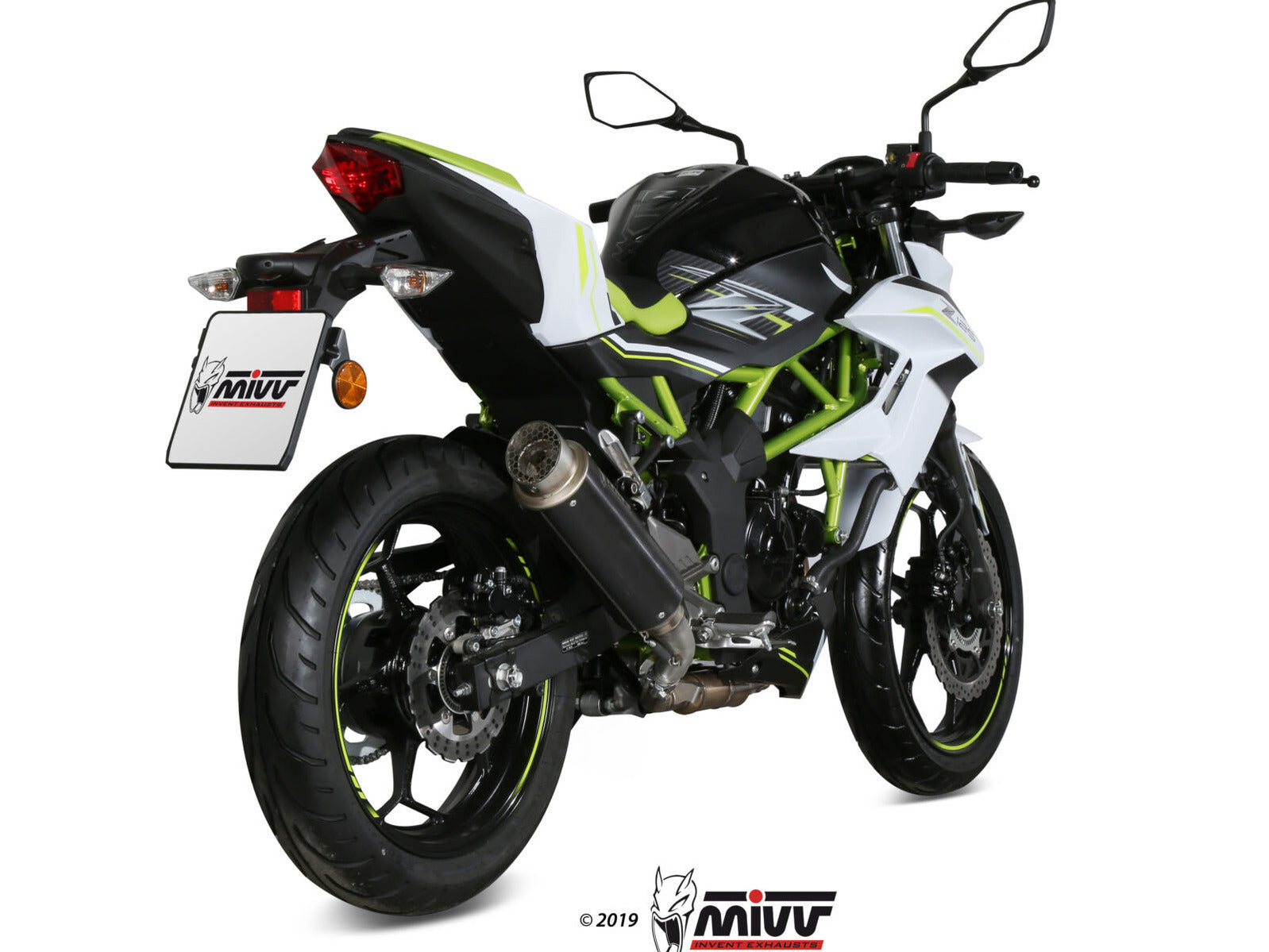 MIVV K.048 KAWASAKI Z 125 ( 2019+ ) Slip-on Exhaust "GP Pro" (black; approved) – Accessories in the 2WheelsHero Motorcycle Aftermarket Accessories and Parts Online Shop