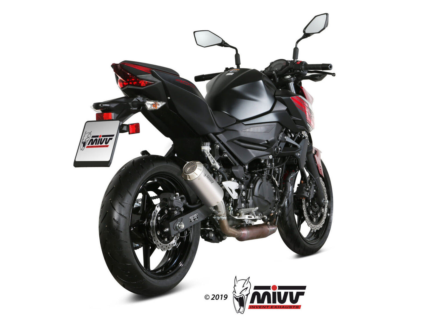 MIVV K.047 KAWASAKI Z 400 ( 2019+ ) Slip On Exhaust "MK3" (stainless steel; not approved) – Accessories in the 2WheelsHero Motorcycle Aftermarket Accessories and Parts Online Shop