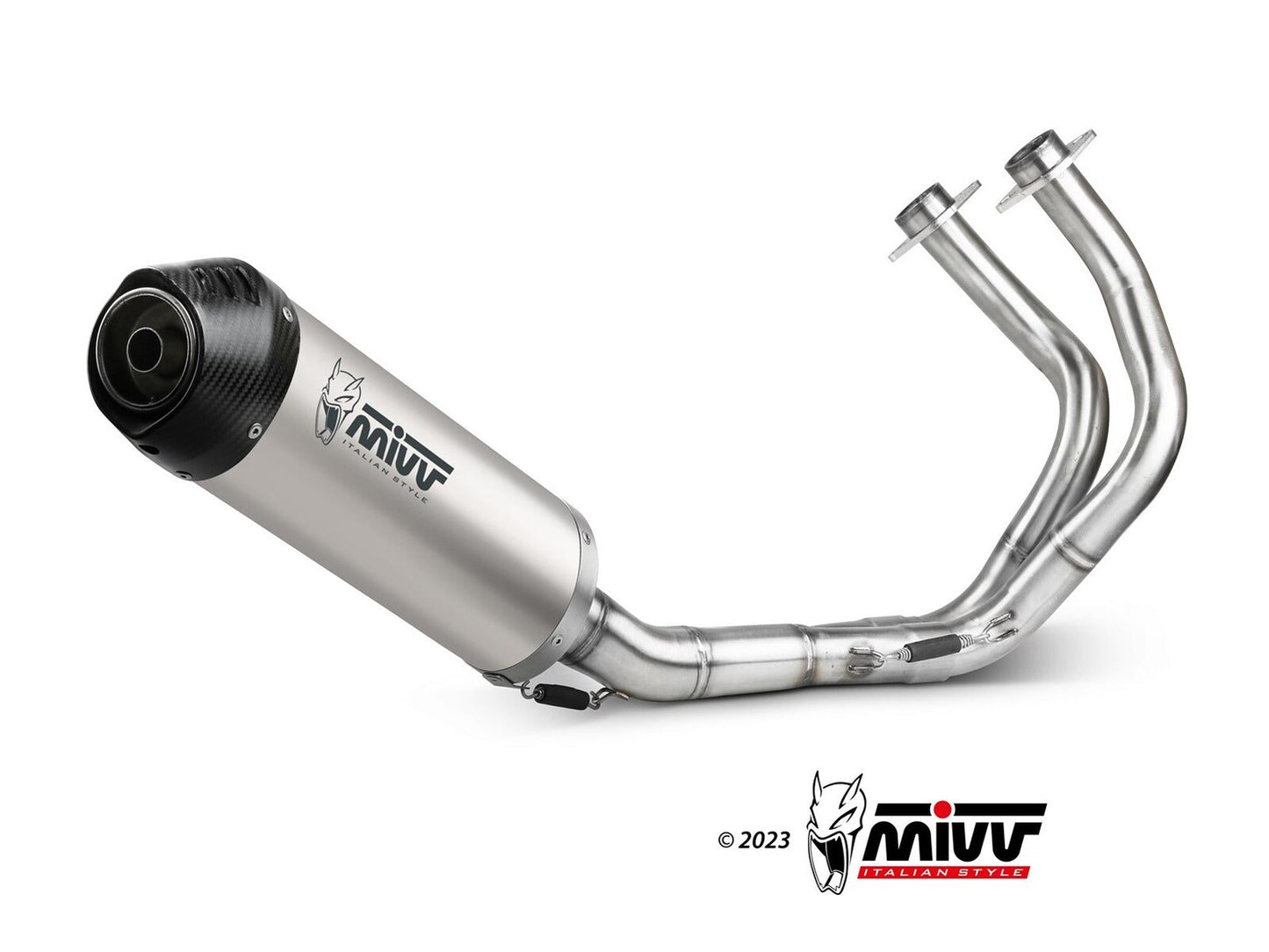 MIVV K.044 KAWASAKI NINJA 650 / Z 650 ( 2017 / 23 ) Full System Exhaust "Oval" (titanium + carbon cap; approved) – Accessories in the 2WheelsHero Motorcycle Aftermarket Accessories and Parts Online Shop