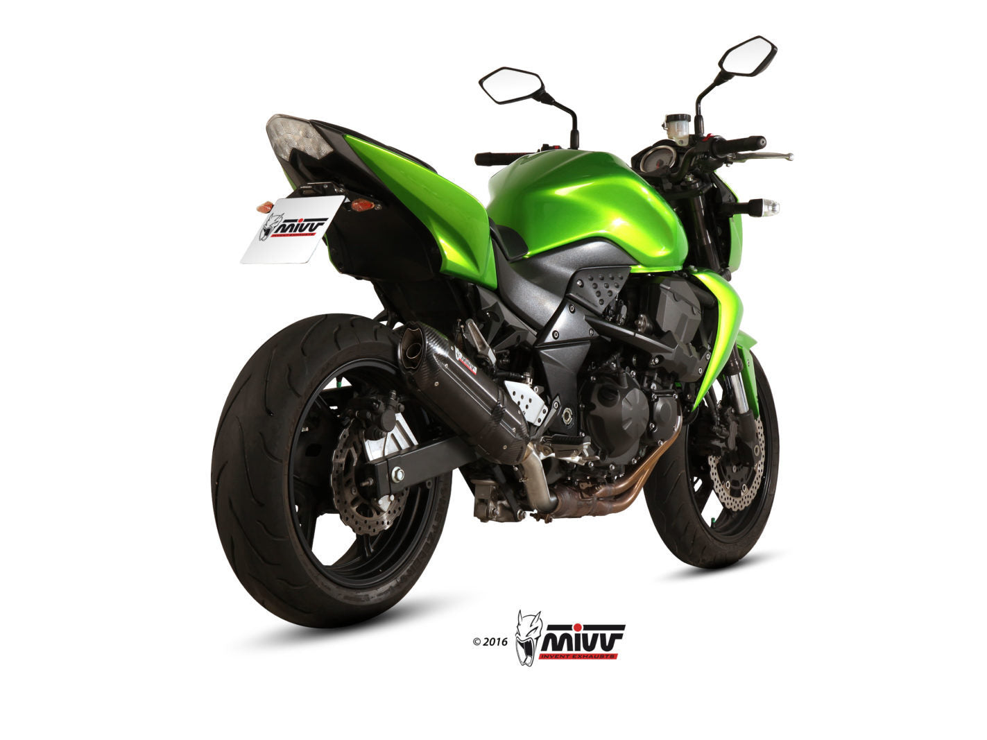 MIVV K.018 KAWASAKI Z 750 ( 2007 / 14 ) Slip On Exhaust "Suono" (black; approved) – Accessories in the 2WheelsHero Motorcycle Aftermarket Accessories and Parts Online Shop
