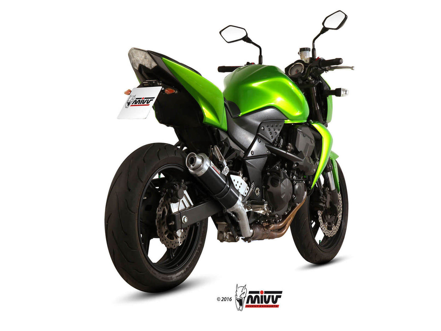 MIVV K.018 KAWASAKI Z 750 ( 2007 / 14 ) Slip On Exhaust "GP" (black; approved) – Accessories in the 2WheelsHero Motorcycle Aftermarket Accessories and Parts Online Shop
