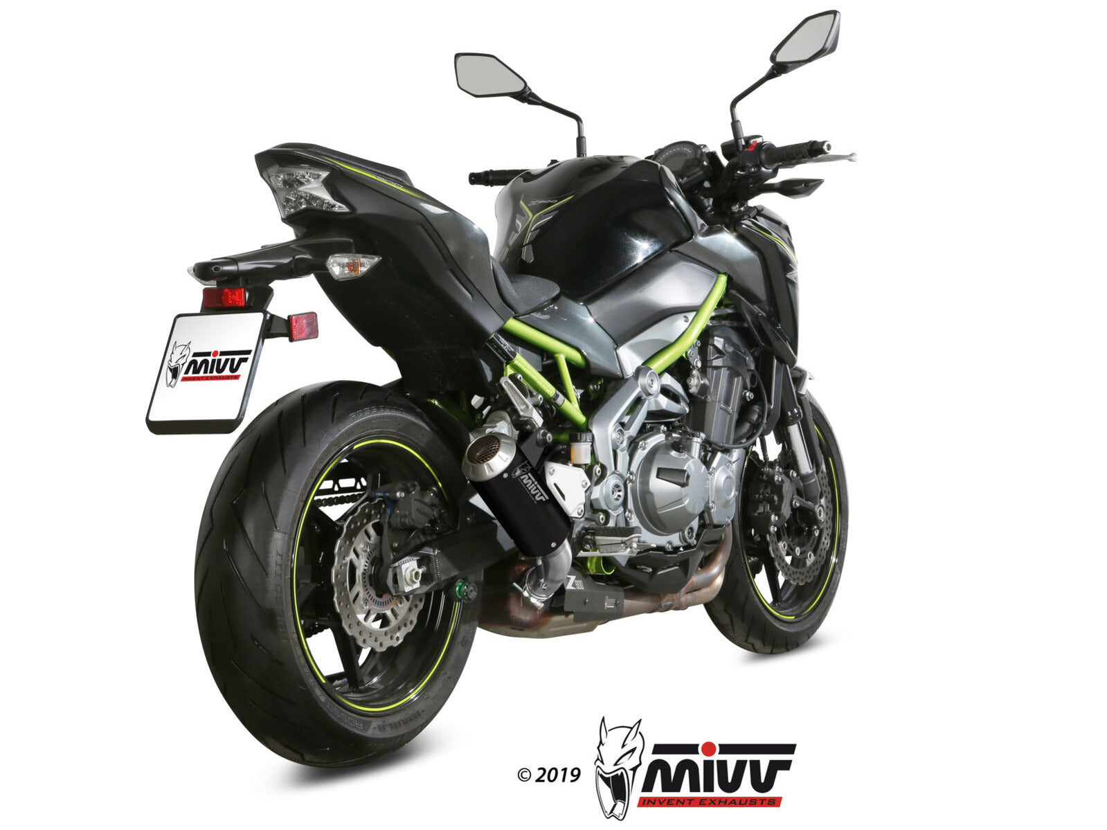 MIVV K.056 KAWASAKI Z900 A2 (35 KW / 70 KW) ( 2017+ ) Slip-on Exhaust "MK3" (black; approved) – Accessories in the 2WheelsHero Motorcycle Aftermarket Accessories and Parts Online Shop