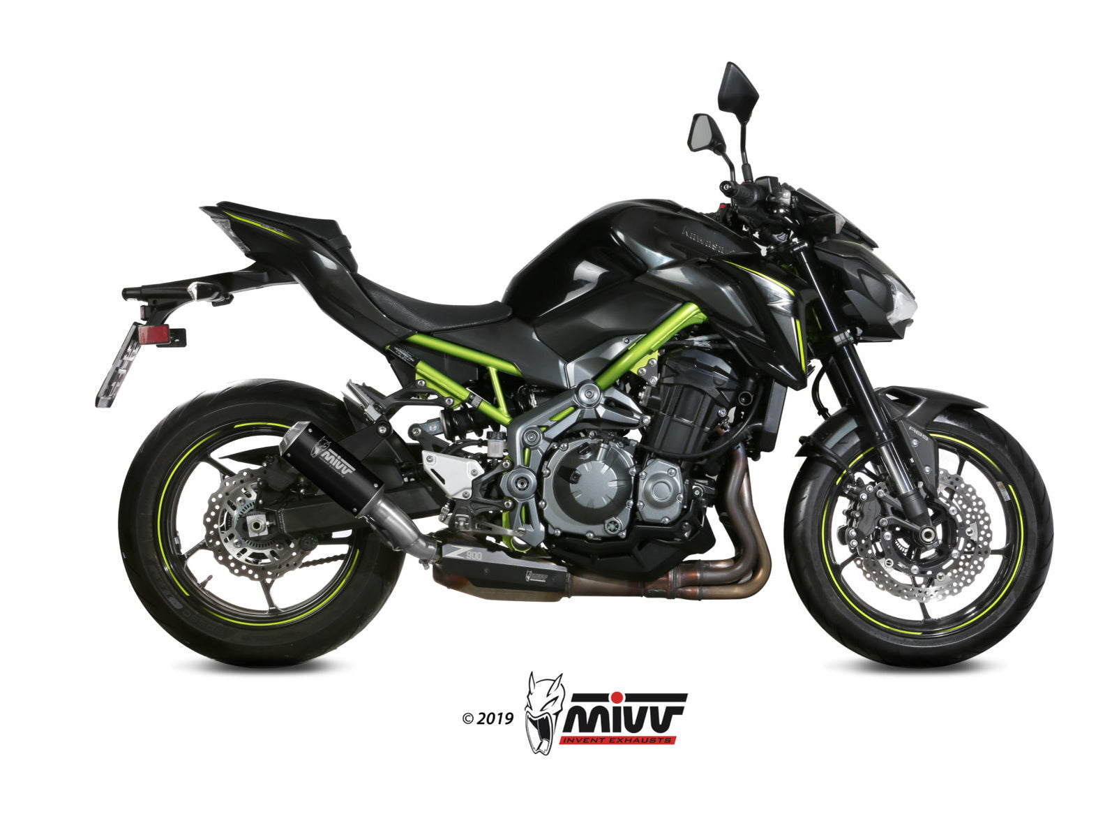 MIVV K.056 KAWASAKI Z900 A2 (35 KW / 70 KW) ( 2017+ ) Slip-on Exhaust "MK3" (black; approved) – Accessories in the 2WheelsHero Motorcycle Aftermarket Accessories and Parts Online Shop