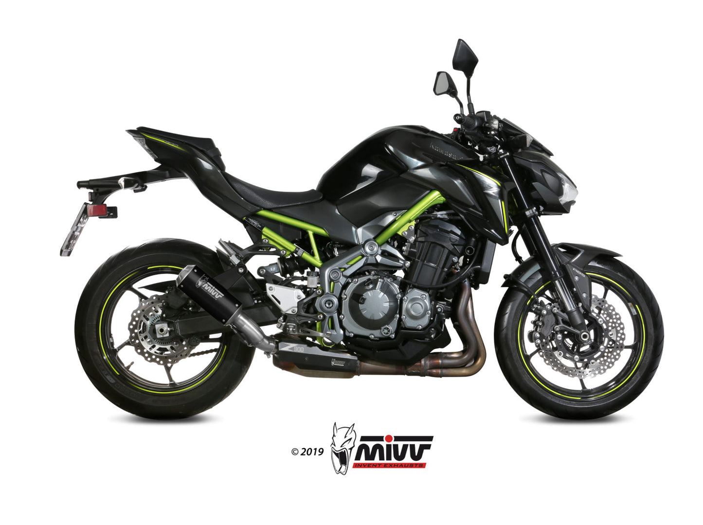 MIVV K.045 KAWASAKI Z900 ( 2017 / 19 ) Slip-on Exhaust "MK3" (black; approved) – Accessories in the 2WheelsHero Motorcycle Aftermarket Accessories and Parts Online Shop