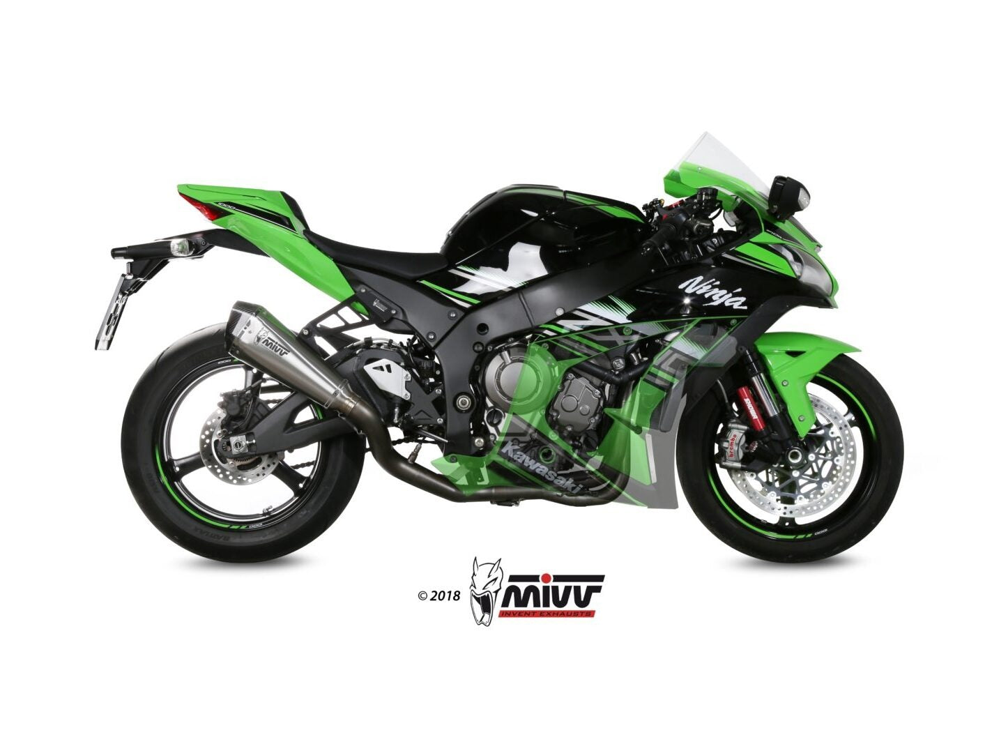 MIVV X.KA.0006 KAWASAKI ZX-10 R / RR / SE ( 2016+ ) Full System Exhaust (stainless steel; not approved) – Accessories in the 2WheelsHero Motorcycle Aftermarket Accessories and Parts Online Shop