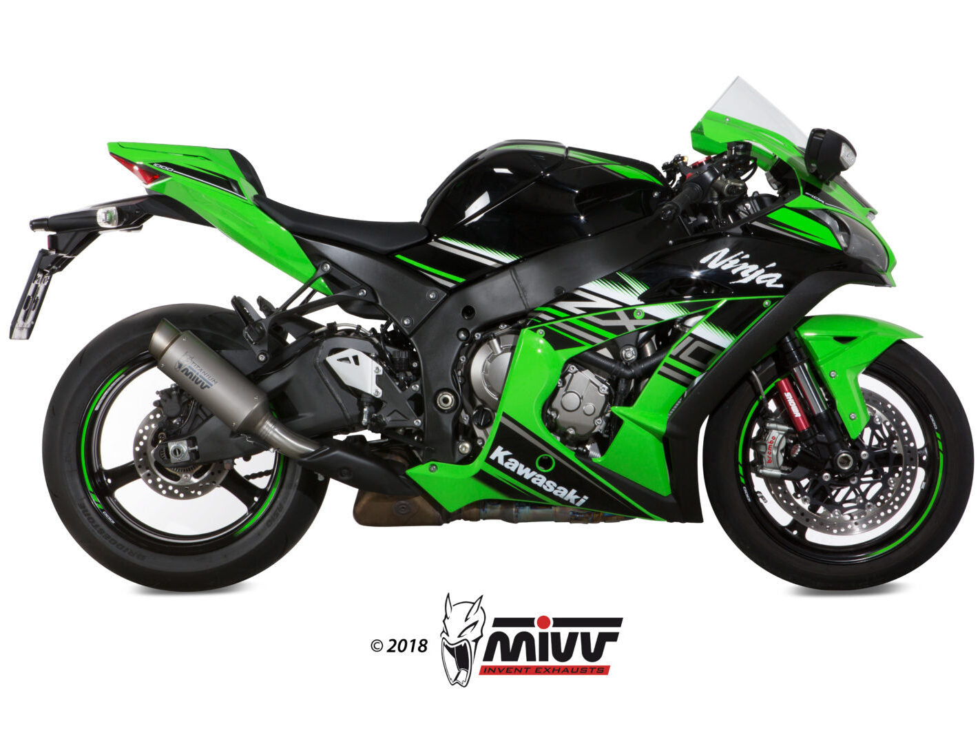 MIVV K.042 KAWASAKI ZX-10 R / RR / SE ( 2016+ ) Slip-on Exhaust "GP Pro" (titanium; approved) – Accessories in the 2WheelsHero Motorcycle Aftermarket Accessories and Parts Online Shop