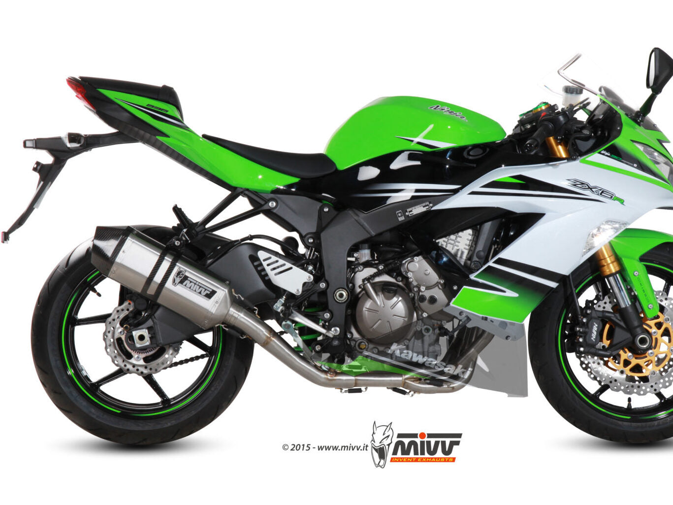 MIVV X.KA.0007 KAWASAKI ZX-6 R 636 ( 2013 / 16 ) Full System Exhaust (stainless steel; not approved) – Accessories in the 2WheelsHero Motorcycle Aftermarket Accessories and Parts Online Shop