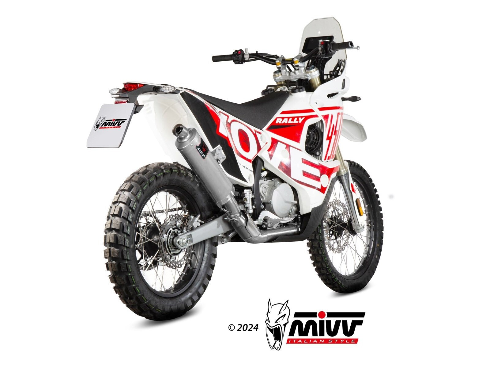MIVV KO.001 KOVE 450 RALLY ( 2023+ ) Slip-on Exhaust "Dakar" (stainless steel; approved) – Accessories in the 2WheelsHero Motorcycle Aftermarket Accessories and Parts Online Shop