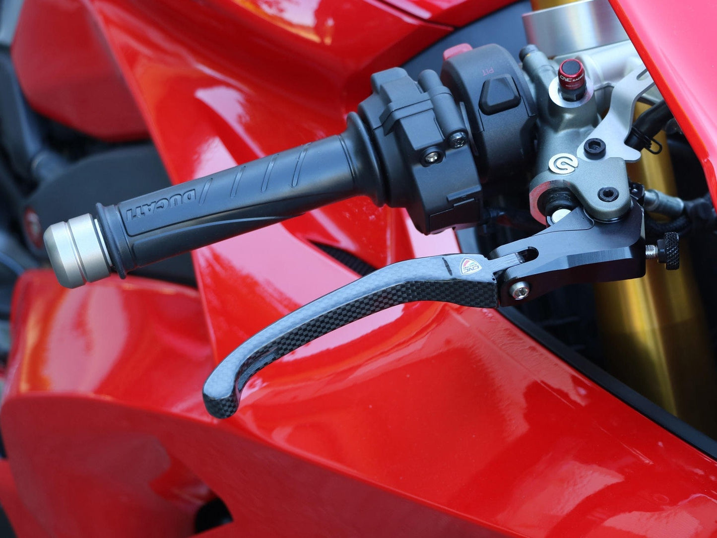 LBR04 - CNC RACING Ducati / MV Agusta Carbon Folding Brake Lever – Accessories in the Motodeal Motorcycle Aftermarket Accessories and Parts Online Shop