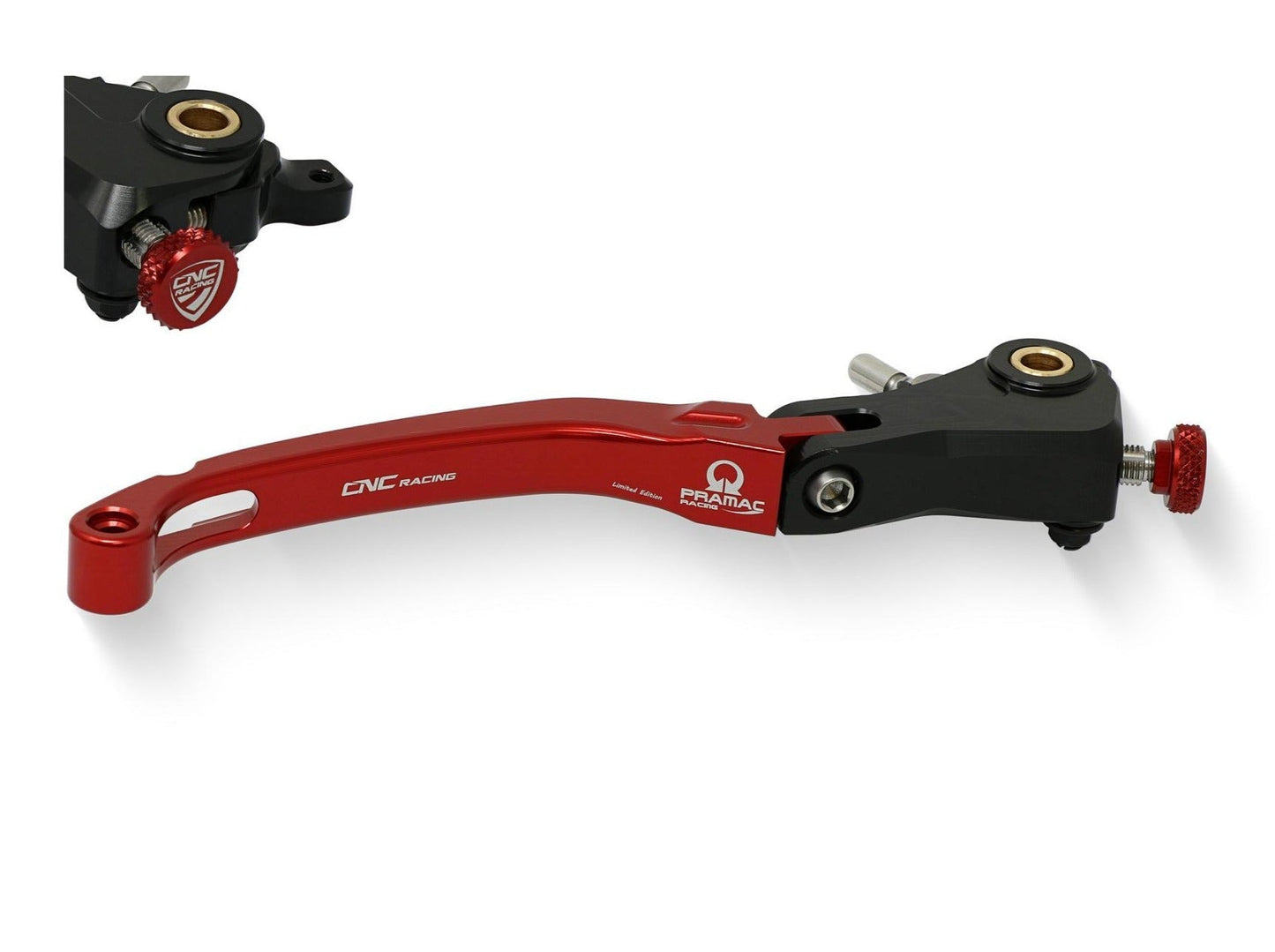 LBR04PR - CNC RACING Ducati / MV Agusta Folding Brake Lever (Pramac Racing Limited Edition) – Accessories in the Motodeal Motorcycle Aftermarket Accessories and Parts Online Shop