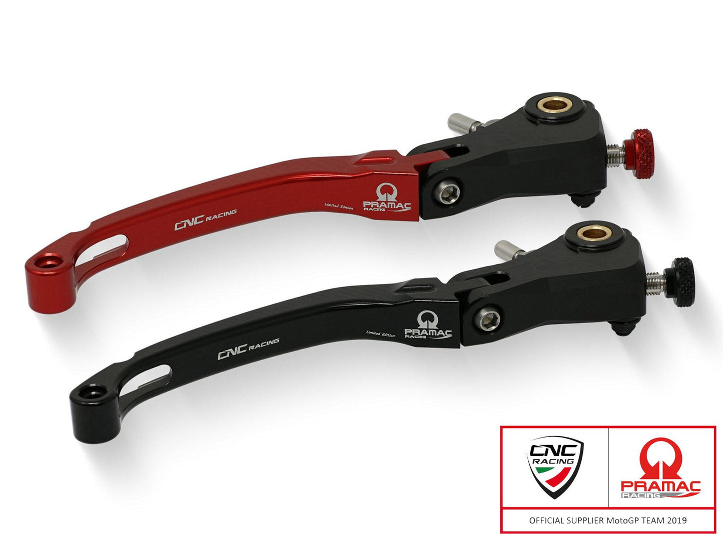 LBR20PR - CNC RACING Aprilia Folding Brake Lever (Pramac Racing Limited Edition) – Accessories in the Motodeal Motorcycle Aftermarket Accessories and Parts Online Shop
