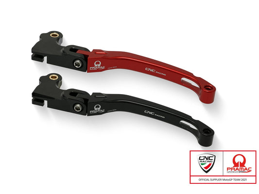 LCR33PR - CNC RACING Aprilia Folding Clutch Lever (Pramac Racing Limited Edition) – Accessories in the Motodeal Motorcycle Aftermarket Accessories and Parts Online Shop