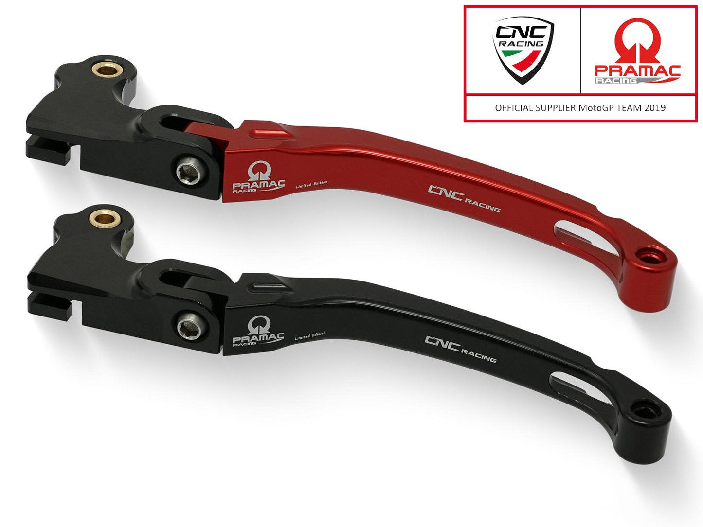 LCR33PR - CNC RACING Aprilia Folding Clutch Lever (Pramac Racing Limited Edition) – Accessories in the Motodeal Motorcycle Aftermarket Accessories and Parts Online Shop