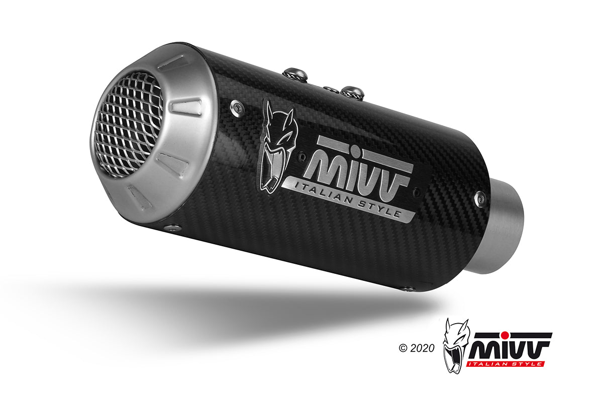 MIVV Y.072 YAMAHA R7 (2022 -) Full System Exhaust "MK3" (Carbon; approved) – Accessories in the 2WheelsHero Motorcycle Aftermarket Accessories and Parts Online Shop