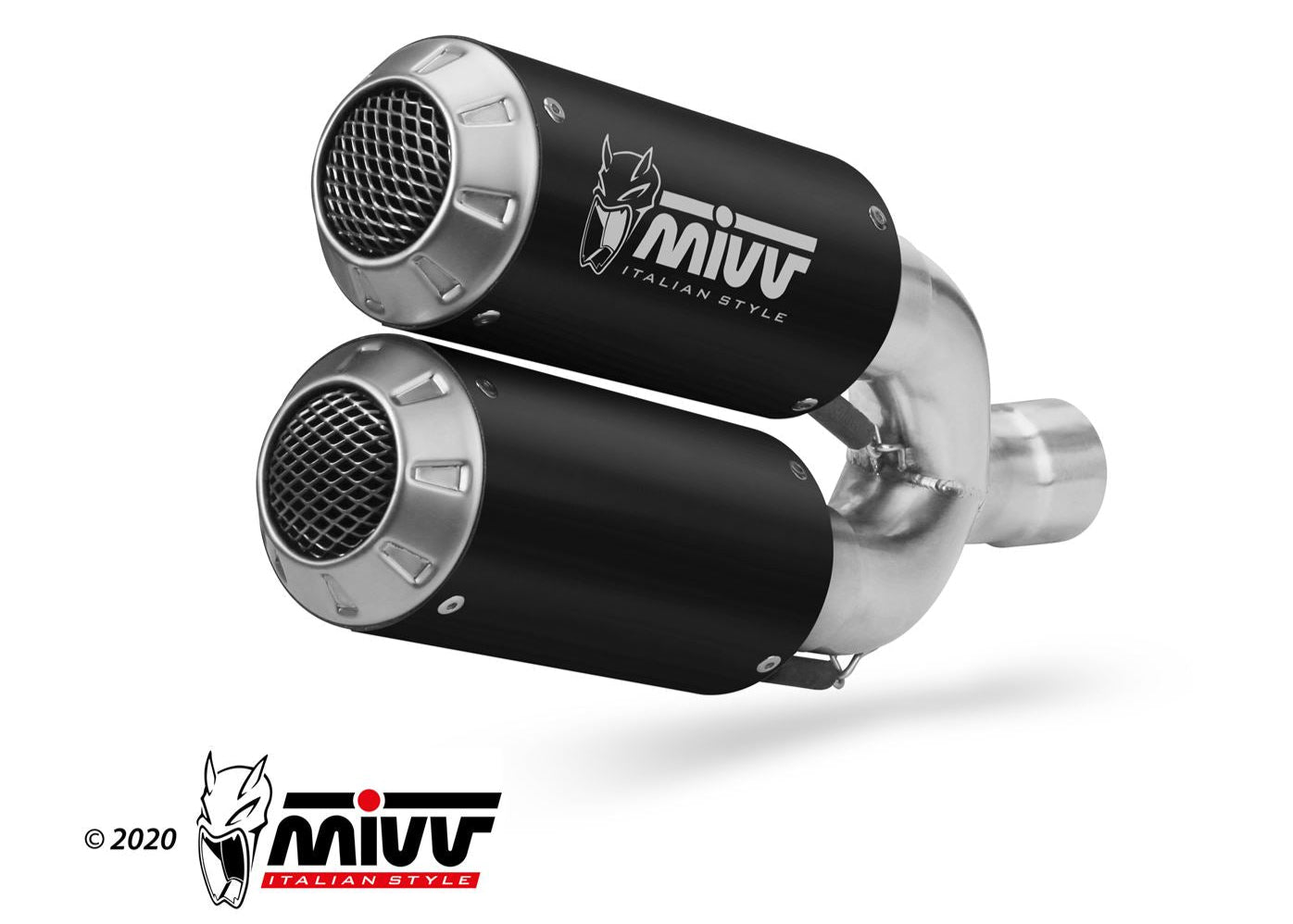 MIVV KT.022 KTM 1290 SUPERDUKE ( 2014 / 16 ) Dual Slip-on Exhaust "MK3" ( black; approved) – Accessories in the 2WheelsHero Motorcycle Aftermarket Accessories and Parts Online Shop