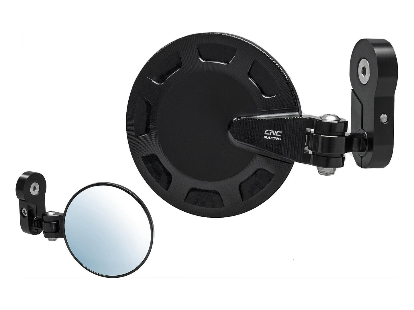 MR701 - CNC RACING Bar End Mirror "Rocket" (Ø 81 mm; right) – Accessories in the Motodeal Motorcycle Aftermarket Accessories and Parts Online Shop