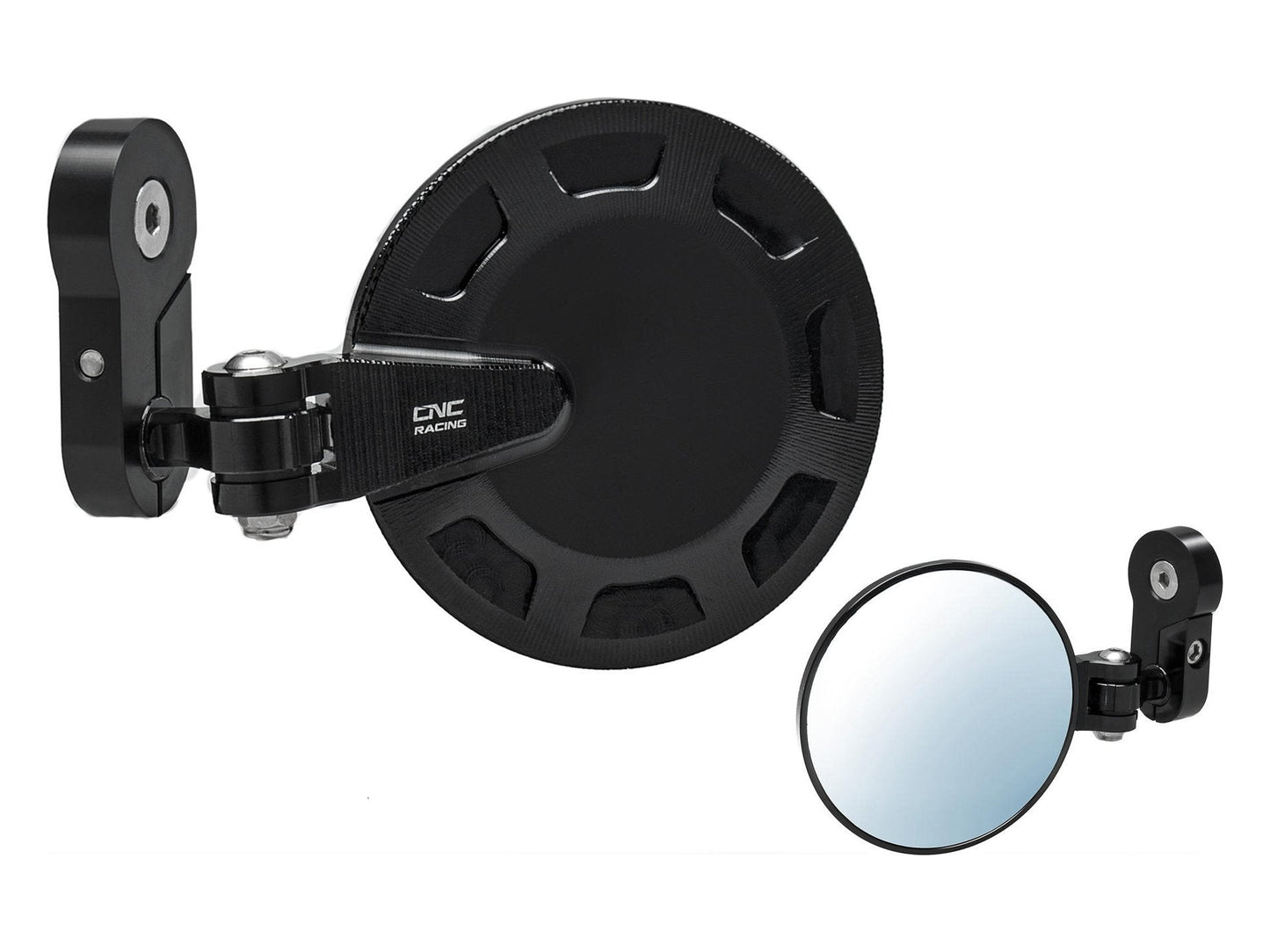 MR704 - CNC RACING Bar End Mirror "Rocket" (Ø 94,5 mm; left) – Accessories in the Motodeal Motorcycle Aftermarket Accessories and Parts Online Shop
