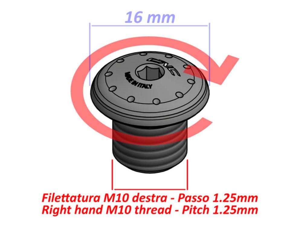 MRA11 - CNC RACING Universal Mirror Blanking Plug (M10; right) – Accessories in the Motodeal Motorcycle Aftermarket Accessories and Parts Online Shop