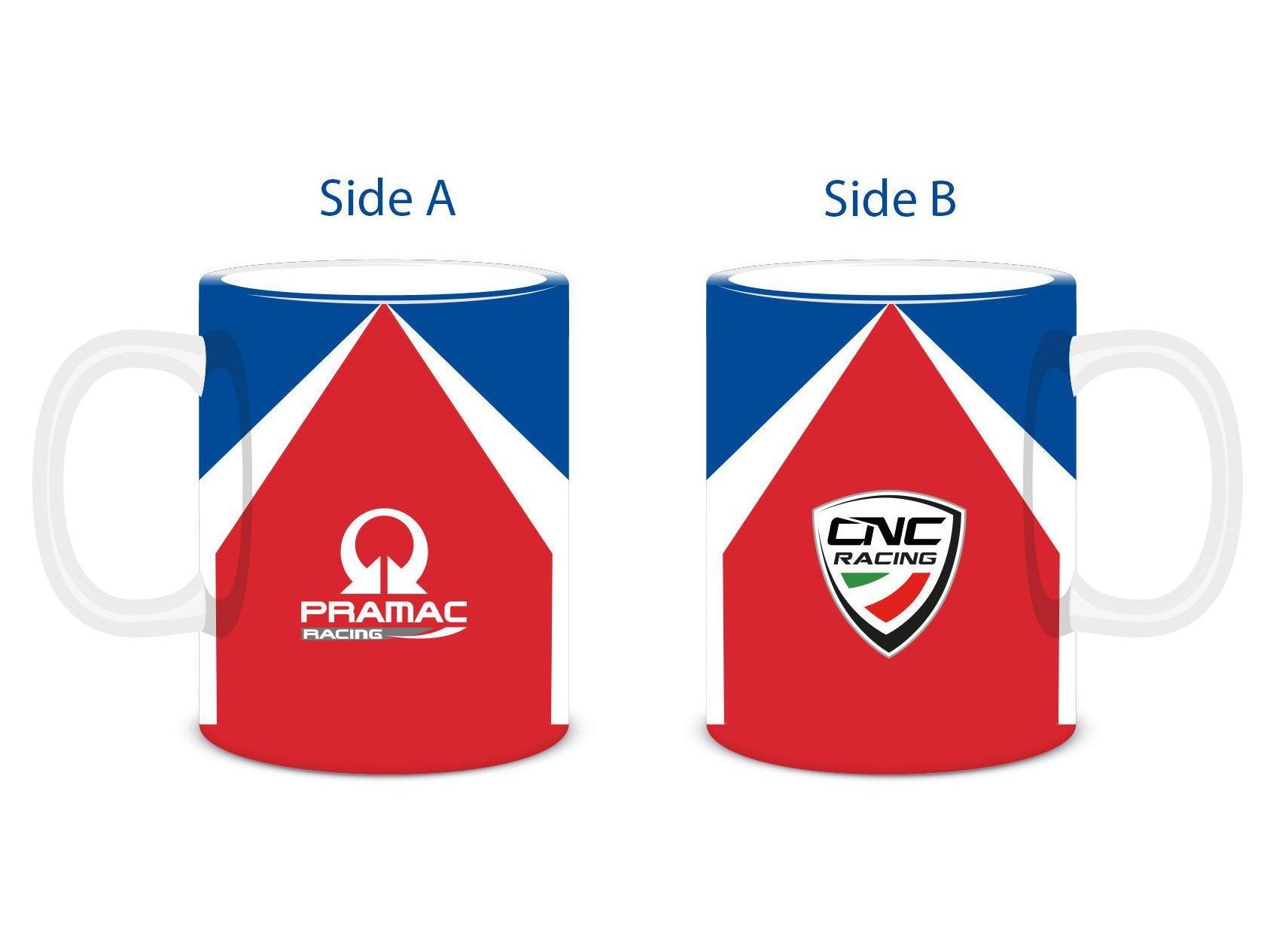 CNC RACING Pramac Racing Ceramic Mug – Merc. in the Motodeal Motorcycle Aftermarket Accessories and Parts Online Shop