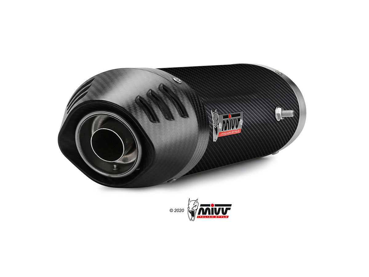 MIVV UY.015 YAMAHA FZ6 / FZ6 FAZER (2004 - 2011) Dual Slip On Underseat Exhaust "OVAL" (Carbon + Carbon Cap; approved) – Accessories in the 2WheelsHero Motorcycle Aftermarket Accessories and Parts Online Shop