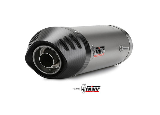 MIVV UH.019 HONDA CBR 600 RR ( 2003 - 04) Underseat Slip On Exhaust "Oval" (titanium + carbon cap; approved) – Accessories in the 2WheelsHero Motorcycle Aftermarket Accessories and Parts Online Shop