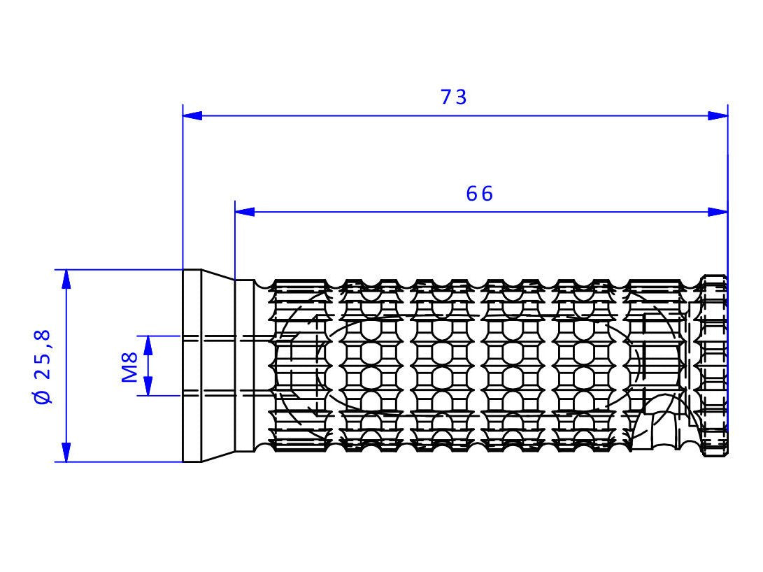 PC106 - CNC RACING Universal Fixed Motorcycle Footpegs (universal for M8/M6) – Accessories in the Motodeal Motorcycle Aftermarket Accessories and Parts Online Shop