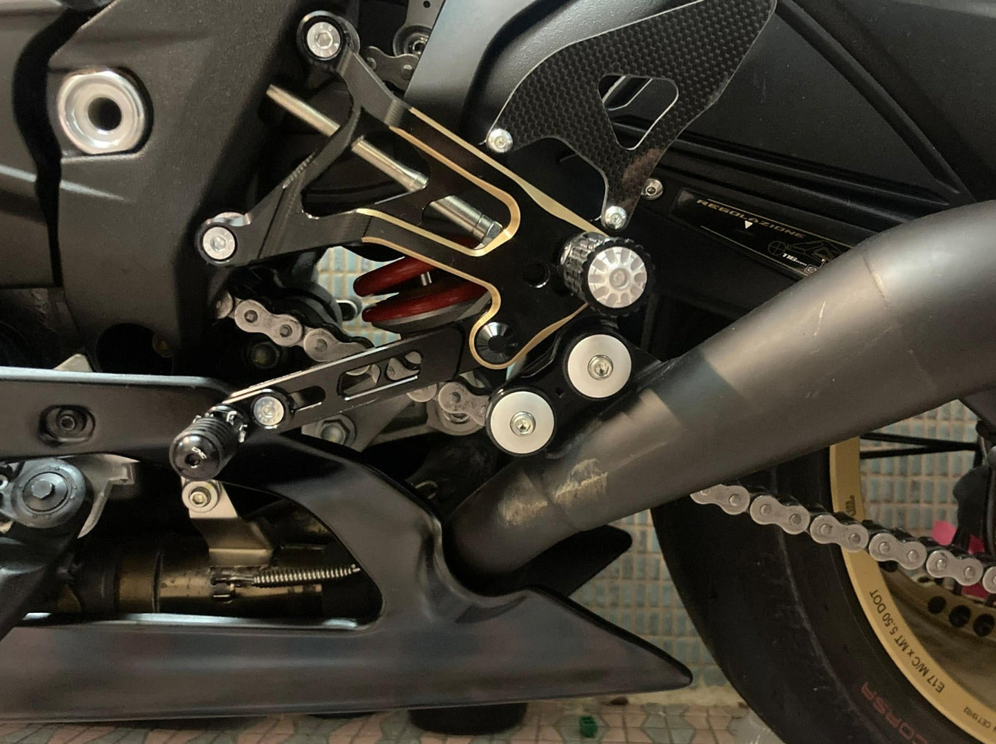 PES50 - CNC RACING MV Agusta Superveloce (2020+) Rearset Mounting Kit for Arrow Exhaust (for CNC RACING rearsets) – Accessories in the Motodeal Motorcycle Aftermarket Accessories and Parts Online Shop