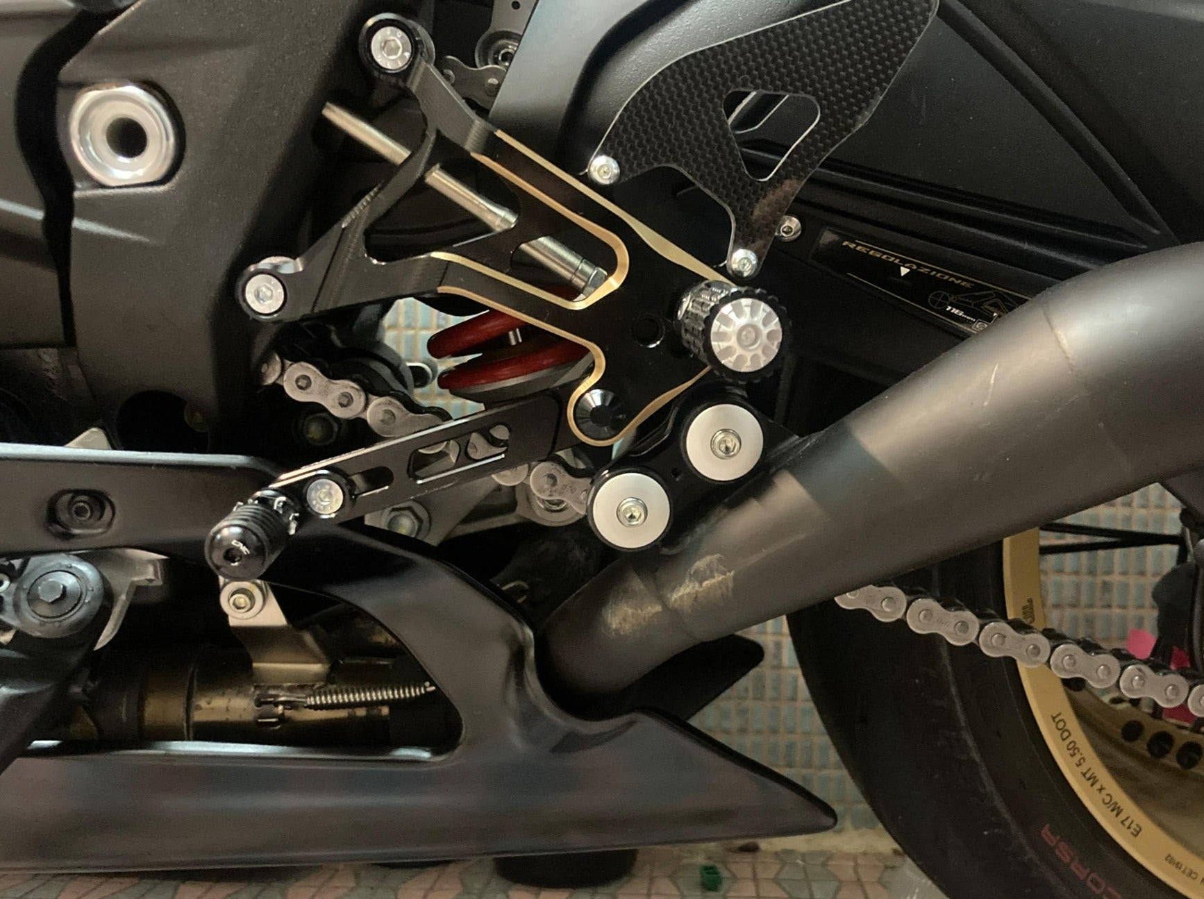 PES50 - CNC RACING MV Agusta Superveloce (2020+) Rearset Mounting Kit for Arrow Exhaust (for CNC RACING rearsets) – Accessories in the Motodeal Motorcycle Aftermarket Accessories and Parts Online Shop