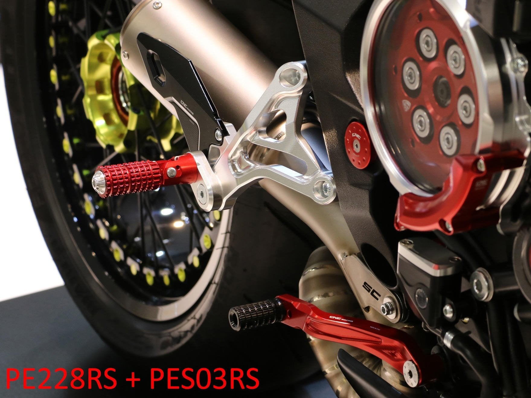PE228 - CNC RACING MV Agusta Dragster 800 (2017+) Adjustable Rearset – Accessories in the Motodeal Motorcycle Aftermarket Accessories and Parts Online Shop