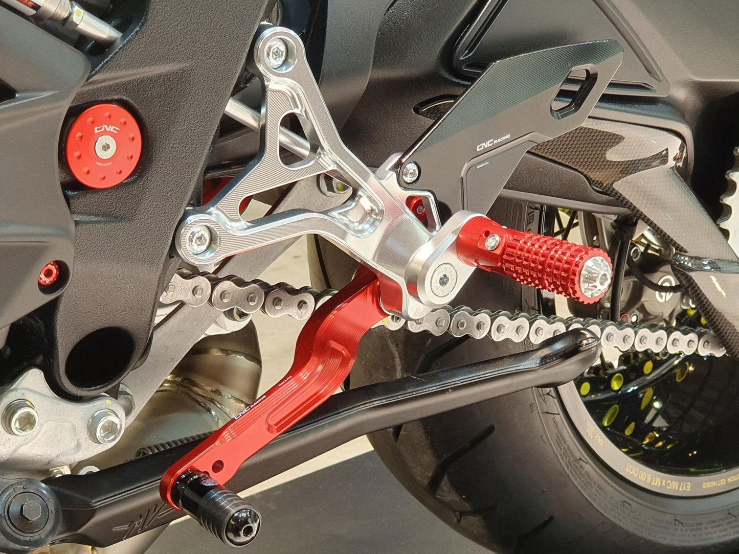 PE228 - CNC RACING MV Agusta Dragster 800 (2017+) Adjustable Rearset – Accessories in the Motodeal Motorcycle Aftermarket Accessories and Parts Online Shop