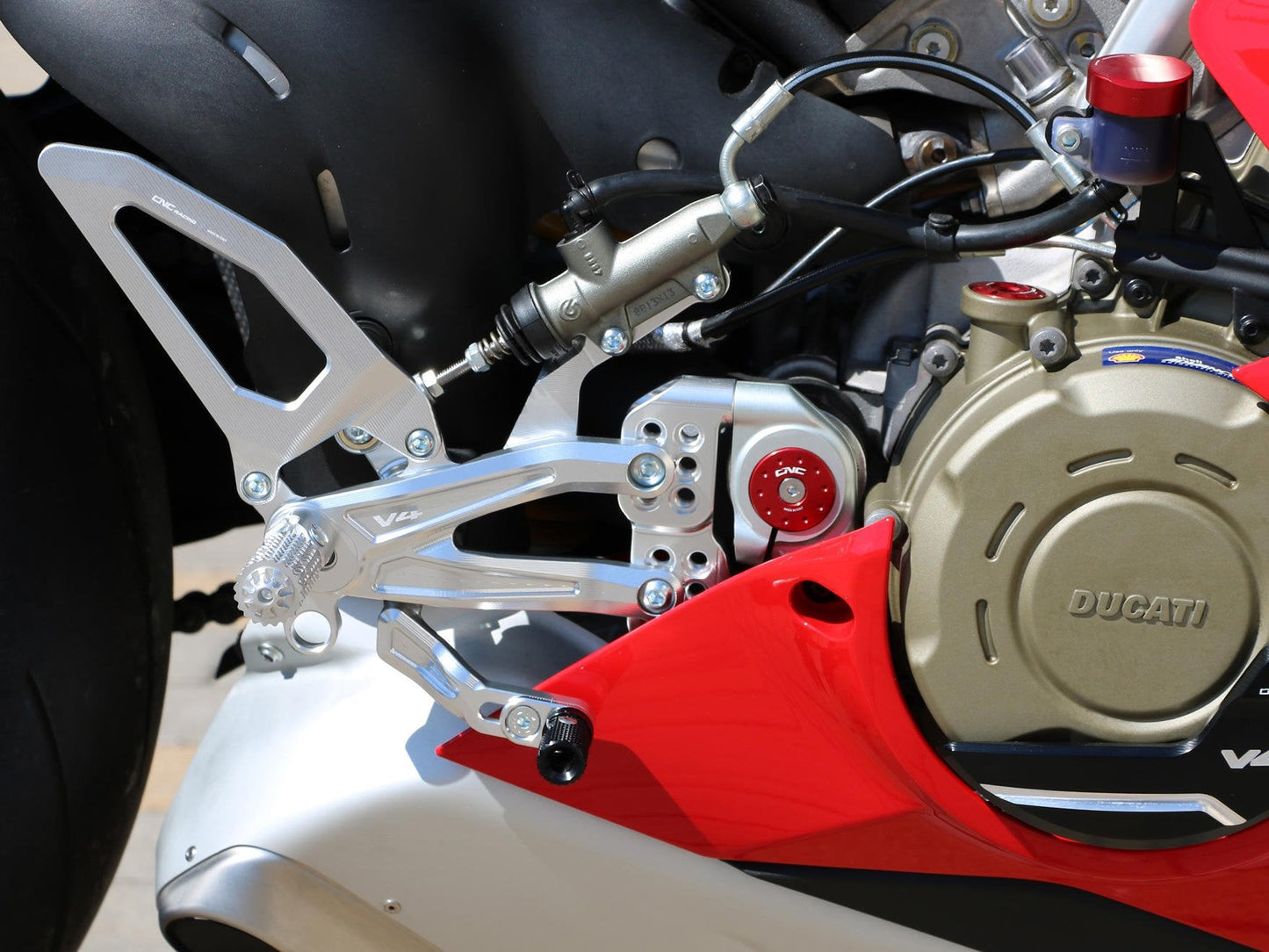 PE406 - CNC RACING Ducati Panigale V4 (2018+) Adjustable Rearset "RPS" – Accessories in the Motodeal Motorcycle Aftermarket Accessories and Parts Online Shop
