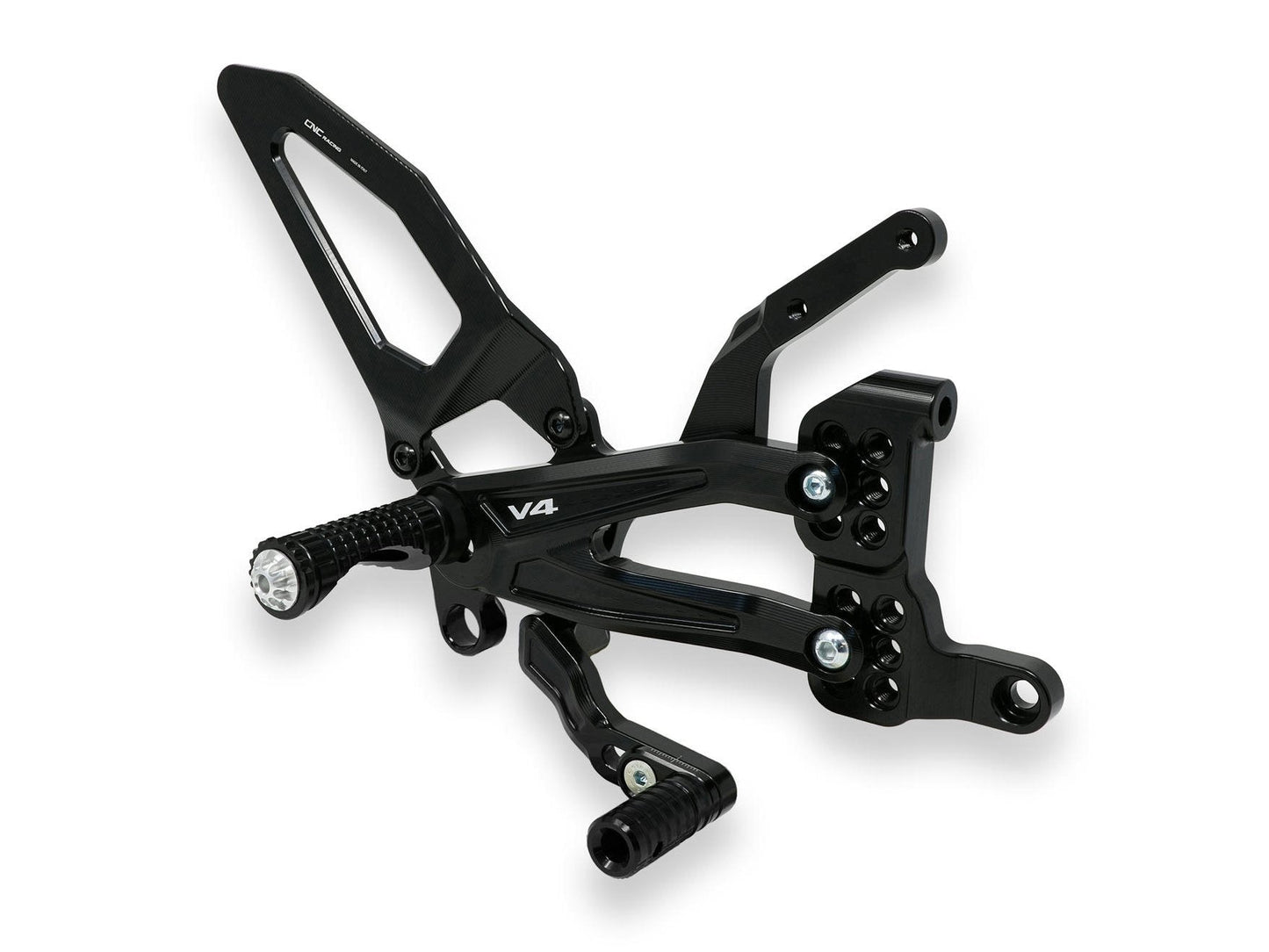 PE407 - CNC RACING Ducati Panigale V4 (18/24) Adjustable Rearset "Easy" – Accessories in the Motodeal Motorcycle Aftermarket Accessories and Parts Online Shop