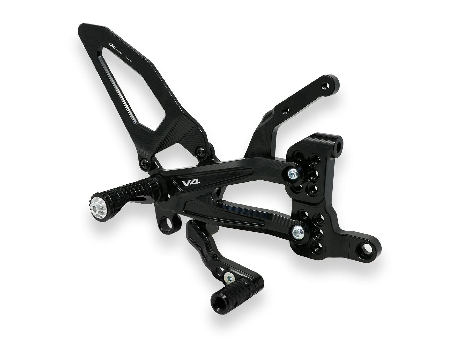 PE407 - CNC RACING Ducati Panigale V4 (18/24) Adjustable Rearset "Easy" – Accessories in the Motodeal Motorcycle Aftermarket Accessories and Parts Online Shop
