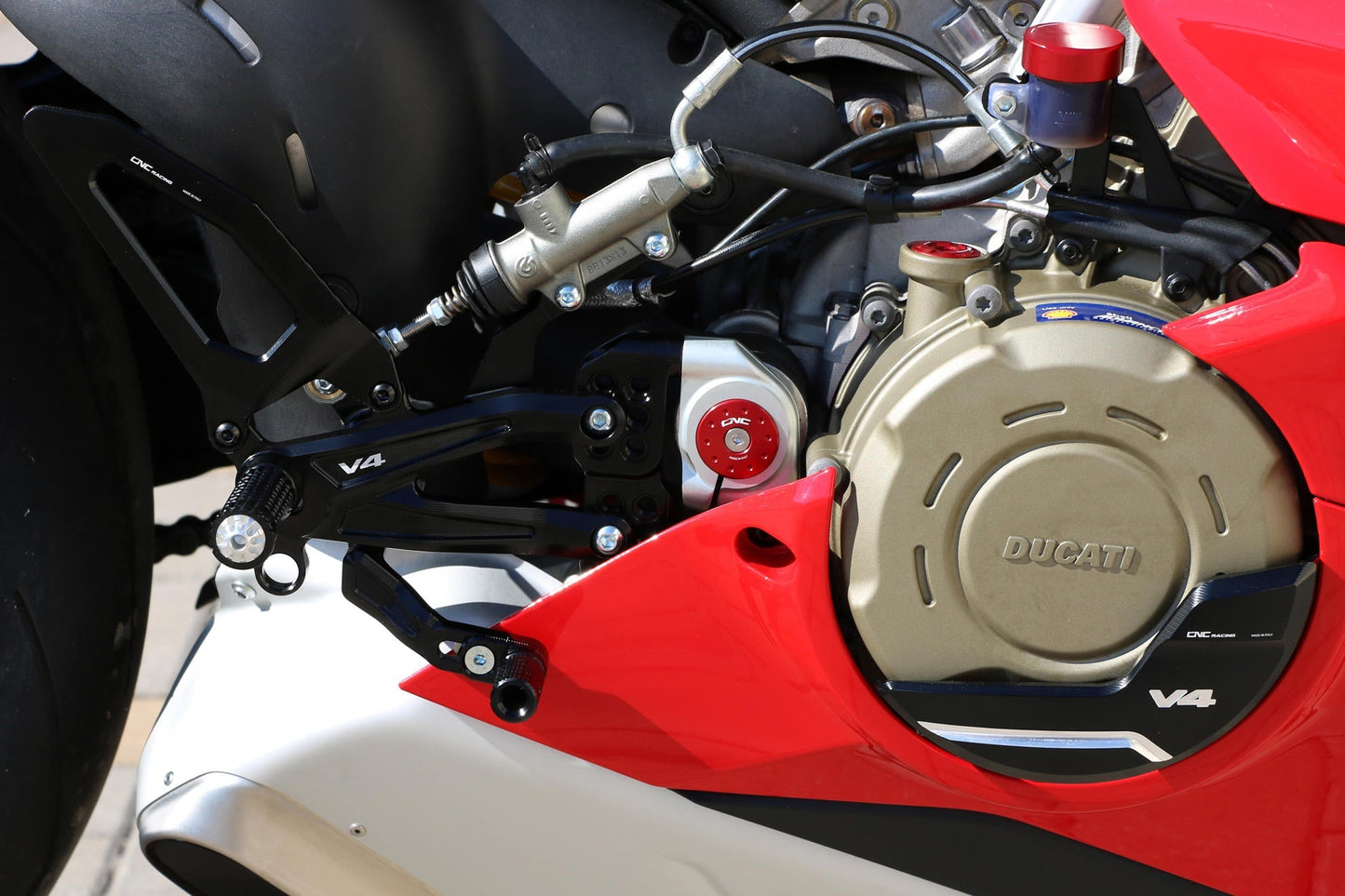 PE406 - CNC RACING Ducati Panigale V4 (2018+) Adjustable Rearset "RPS" – Accessories in the Motodeal Motorcycle Aftermarket Accessories and Parts Online Shop