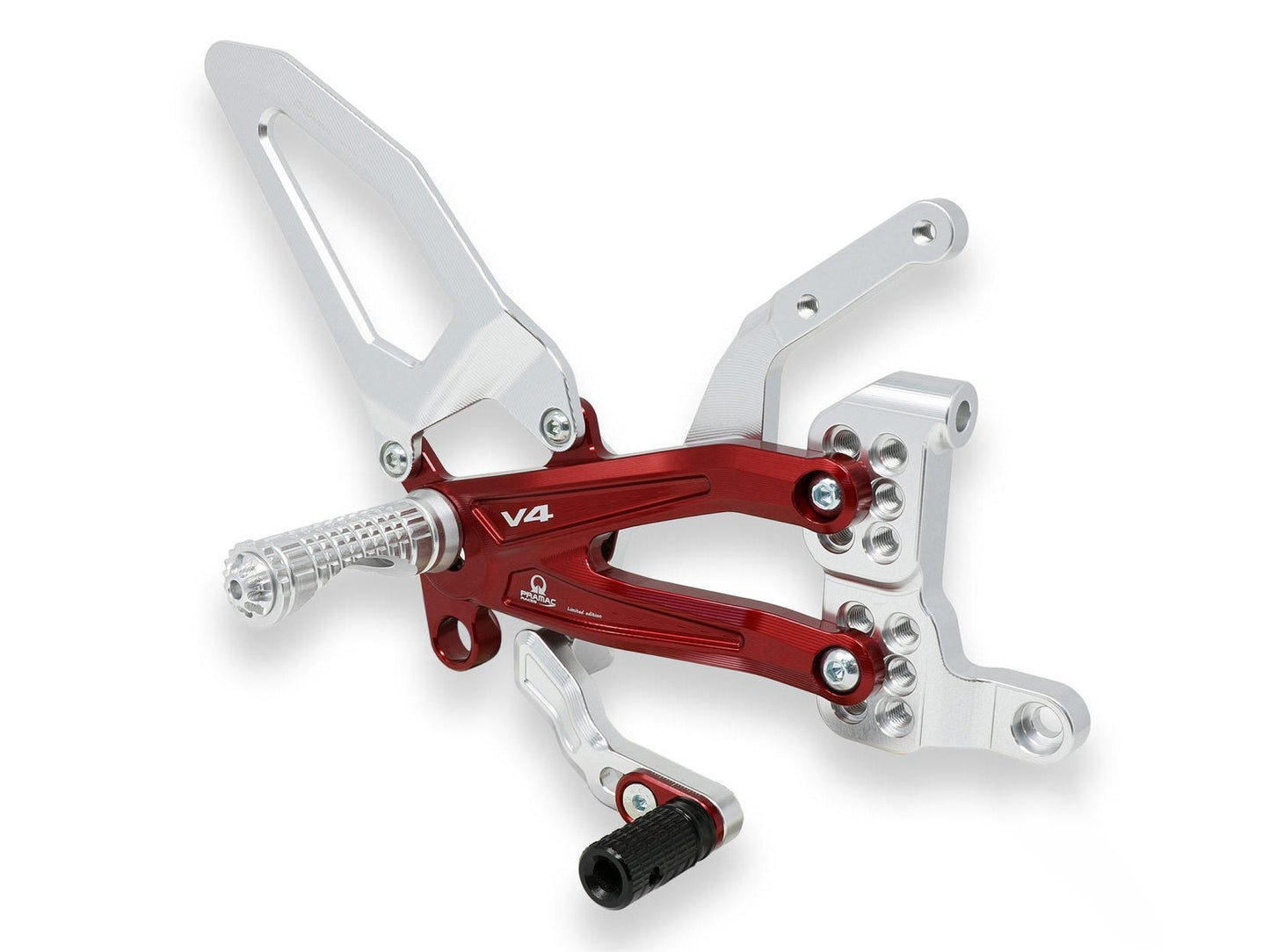 PE406PR - CNC RACING Ducati Panigale V4 (18/24) Adjustable Rearset "RPS" (Pramac Racing edition) – Accessories in the Motodeal Motorcycle Aftermarket Accessories and Parts Online Shop