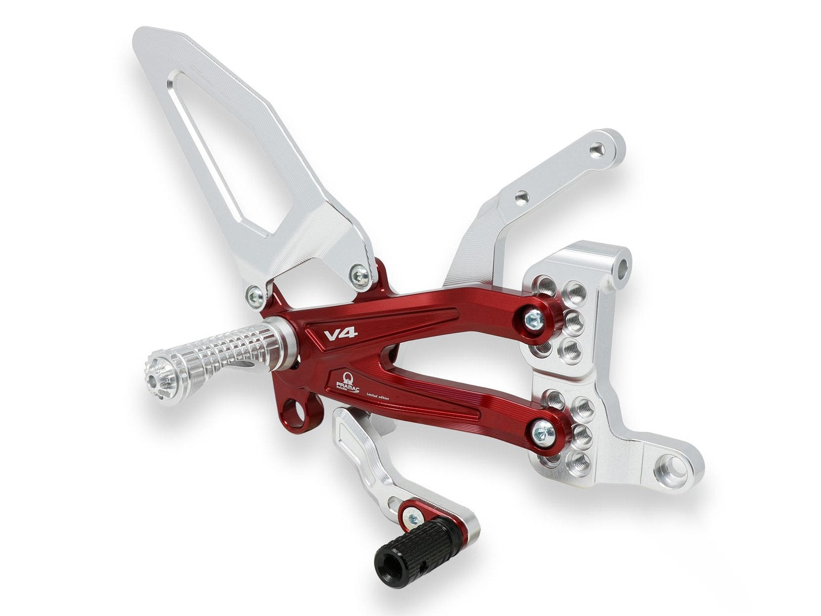 PE406PR - CNC RACING Ducati Panigale V4 (18/24) Adjustable Rearset "RPS" (Pramac Racing edition) – Accessories in the Motodeal Motorcycle Aftermarket Accessories and Parts Online Shop