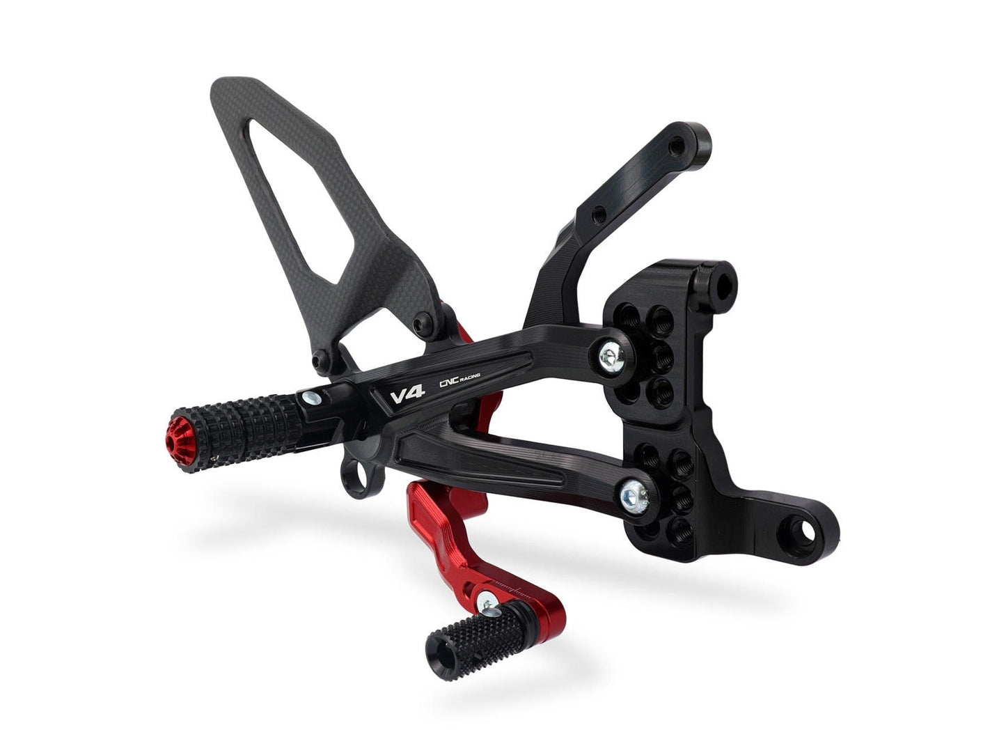 PE408 - CNC RACING Ducati Panigale V4 (18/24) Adjustable Rearset "RPS Carbon" – Accessories in the Motodeal Motorcycle Aftermarket Accessories and Parts Online Shop