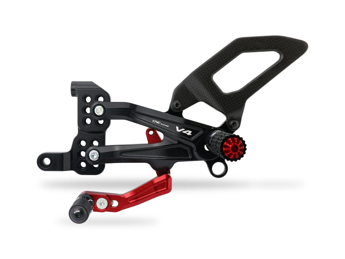 PE408 - CNC RACING Ducati Panigale V4 (18/24) Adjustable Rearset "RPS Carbon" – Accessories in the Motodeal Motorcycle Aftermarket Accessories and Parts Online Shop