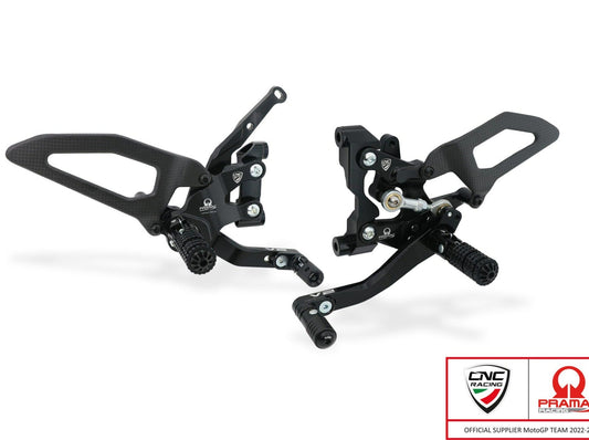 PE411PR - CNC RACING Ducati Streetfighter V2 (2022+) Adjustable Rearset (Pramac Racing Limited Edition) – Accessories in the Motodeal Motorcycle Aftermarket Accessories and Parts Online Shop