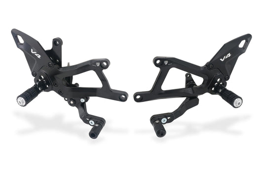 CNC RACING PE414 Ducati Panigale V4 / V4S (2025+) Adjustable Rearsets – Accessories in the Motodeal Motorcycle Aftermarket Accessories and Parts Online Shop